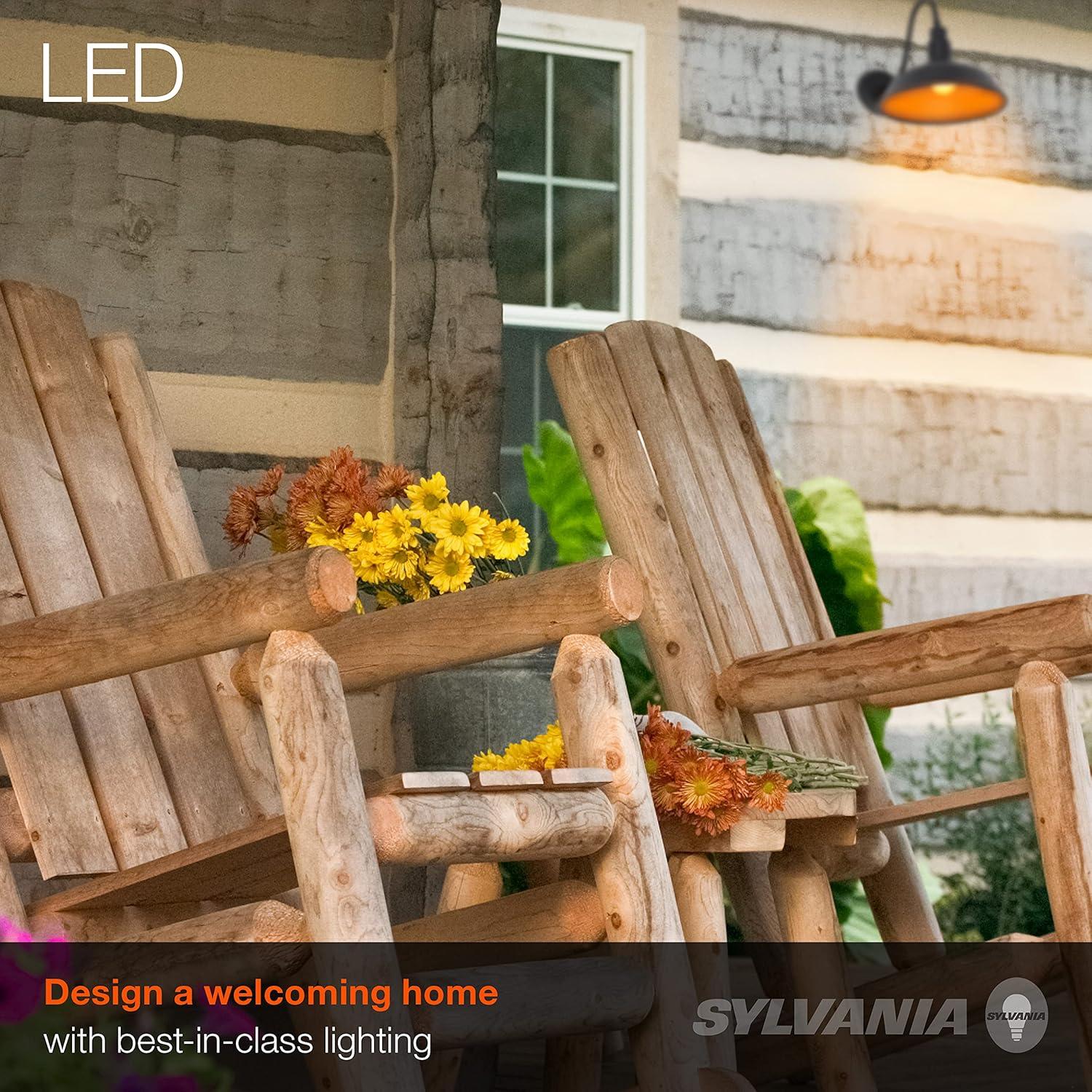 SYLVANIA Outdoor Sconce Light Fixture Kit, includes light bulb