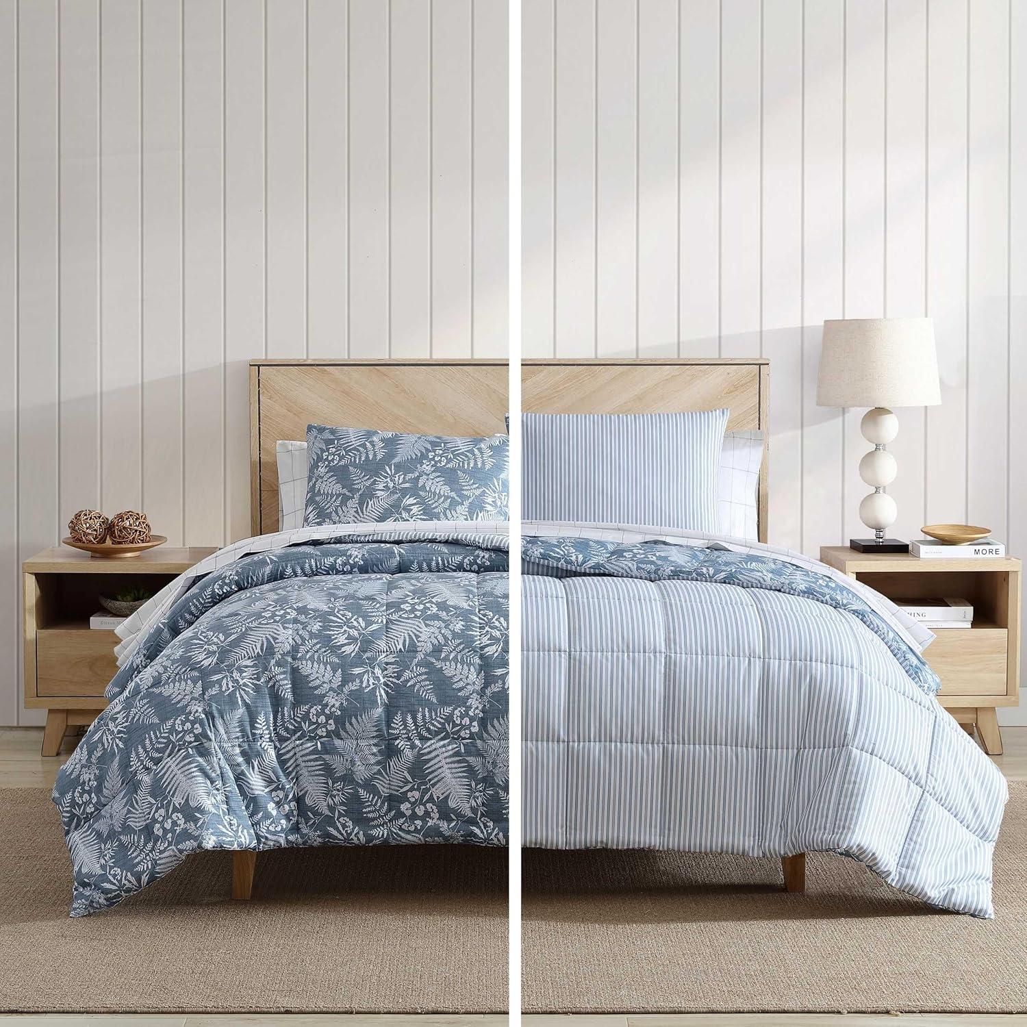 Eddie Bauer Eddie Bauer Fern Garden Blue Reversible Comforter Set