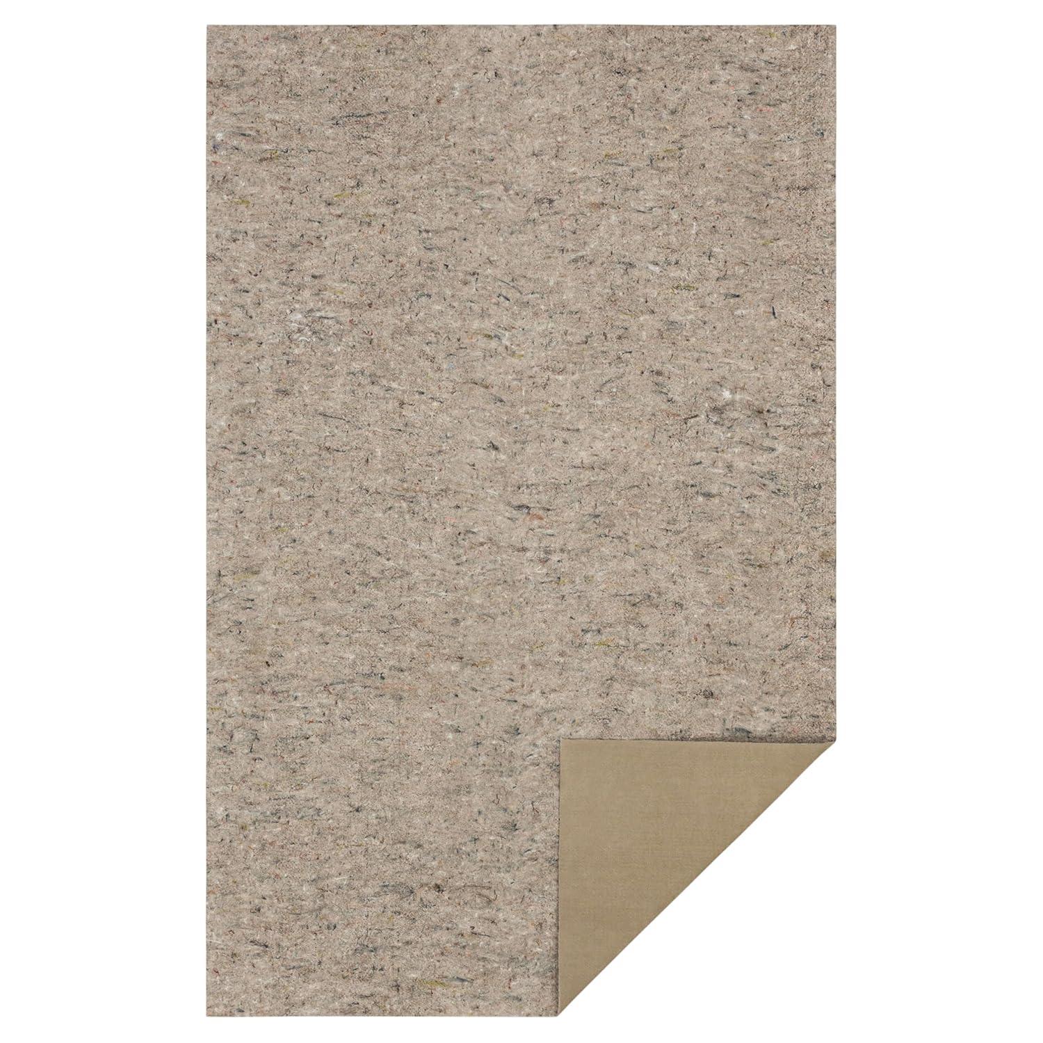 1/2 Inch Comfort Cushion Polyester Rug Pad, Grey