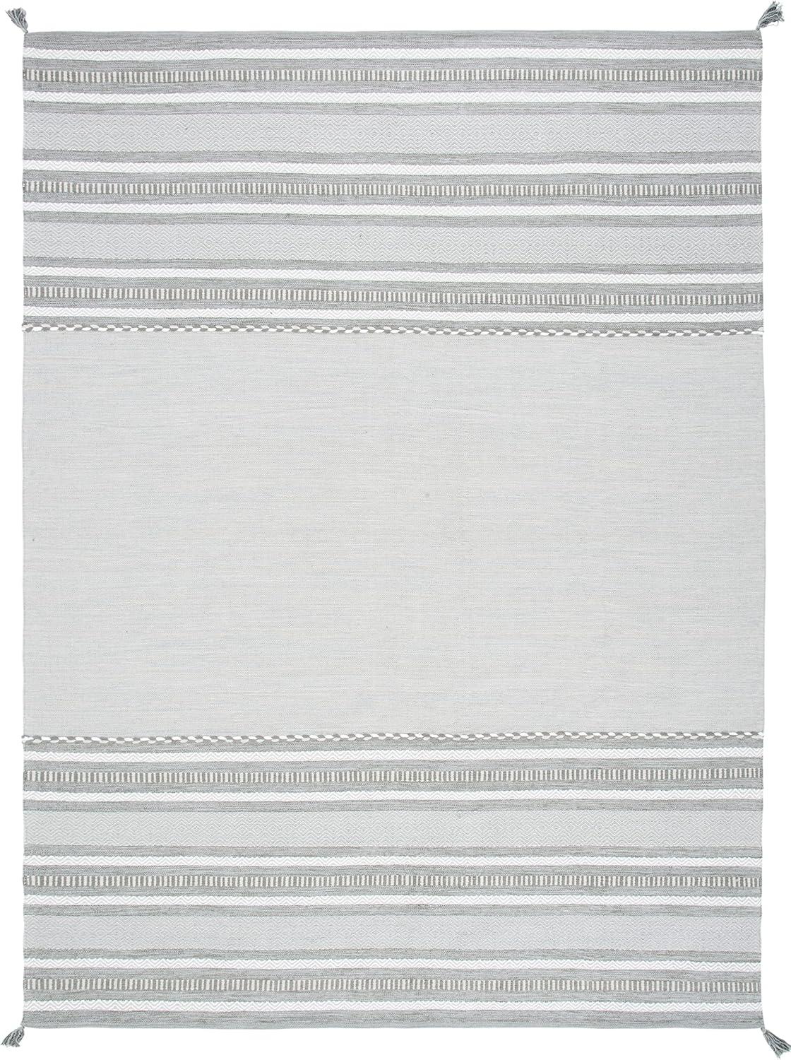 Montauk MTK215 Hand Woven Area Rug - Grey/Ivory - 8'9"x11'9" - Safavieh.