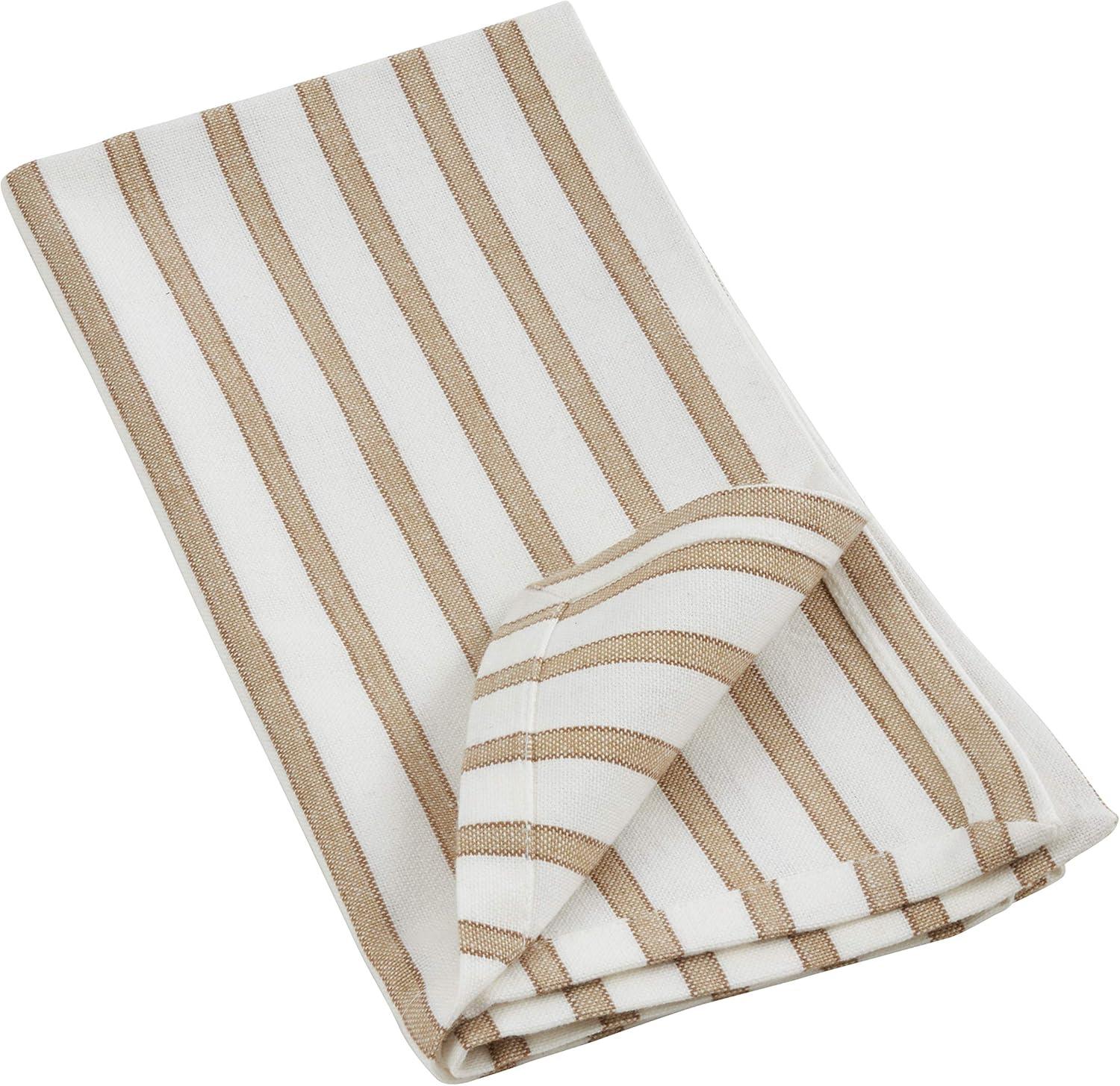 Saro Lifestyle Cotton Striped Napkins (Set of 4)