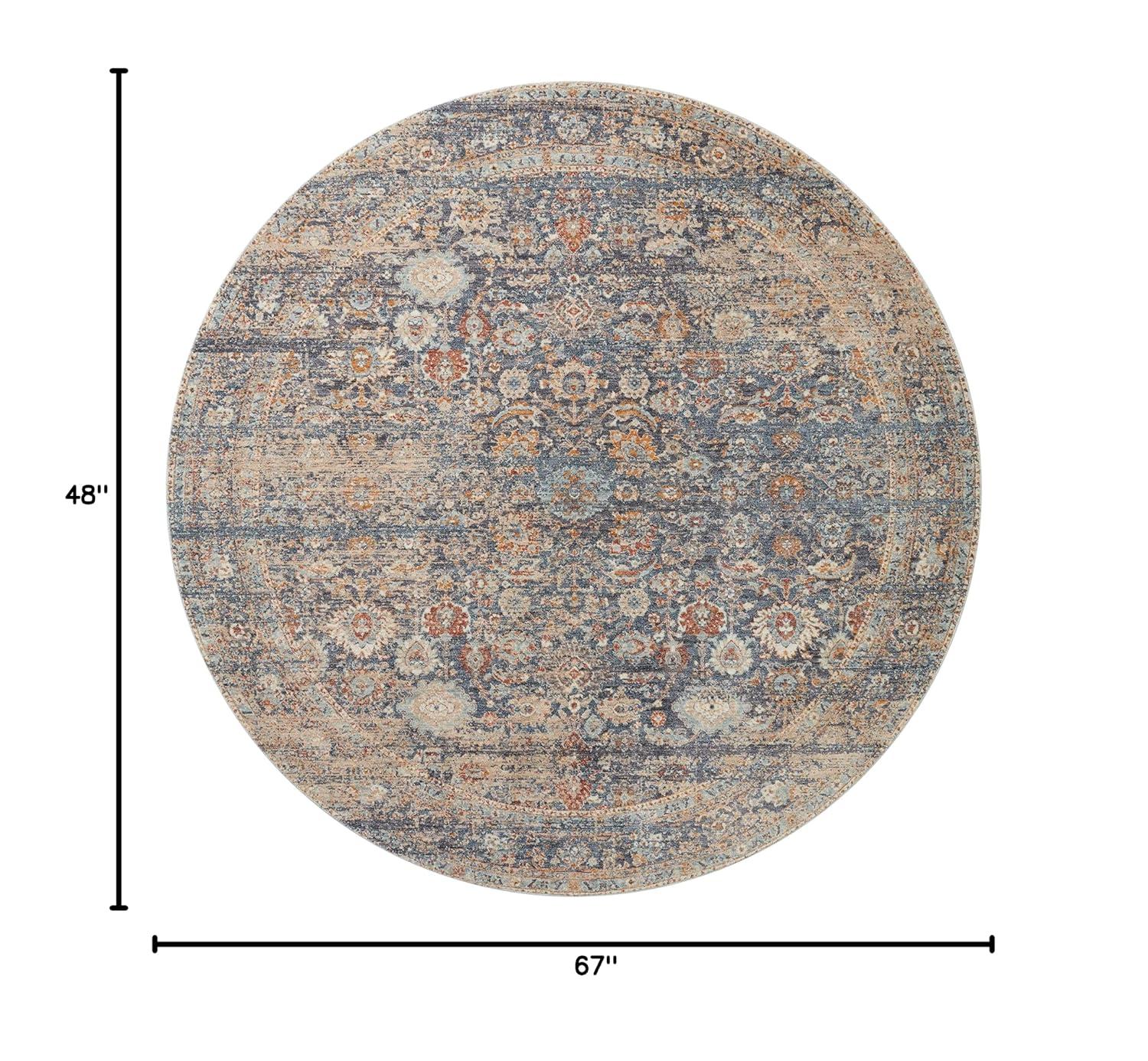 Angela Rose x Loloi Blake Navy / Multi Area Rug