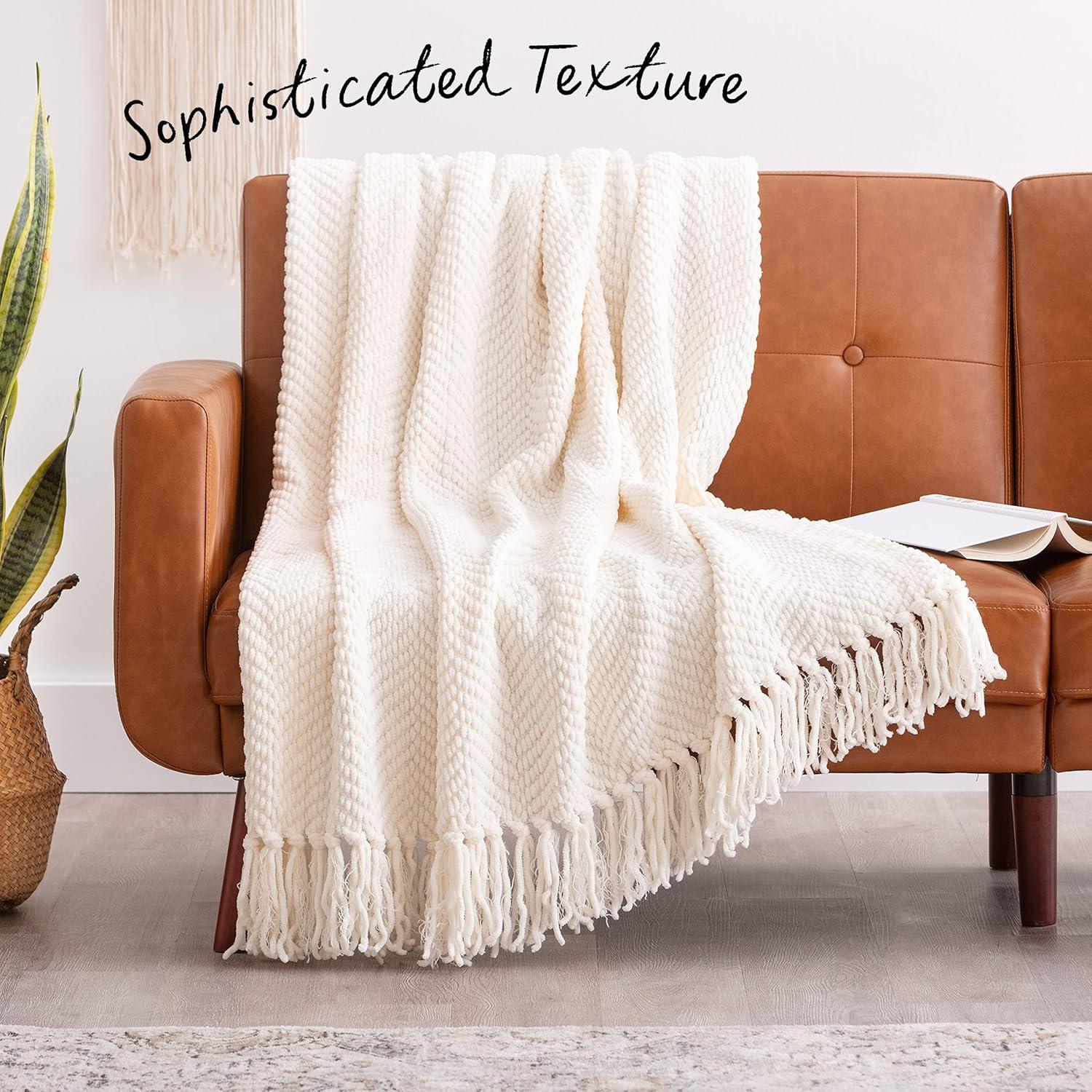 Chanasya Textured Knitted Throw