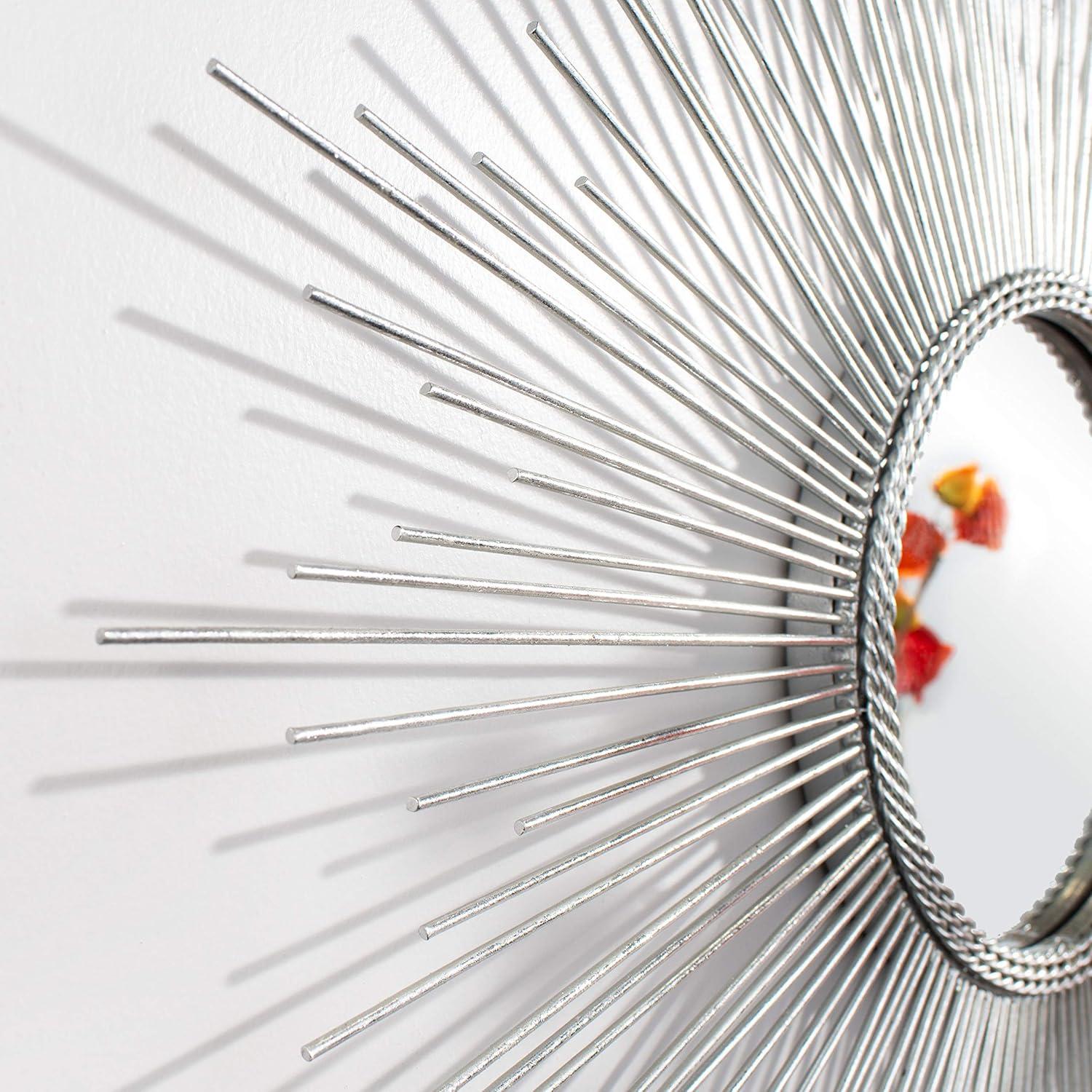 Emme Sunburst Mirror - Silver - Safavieh