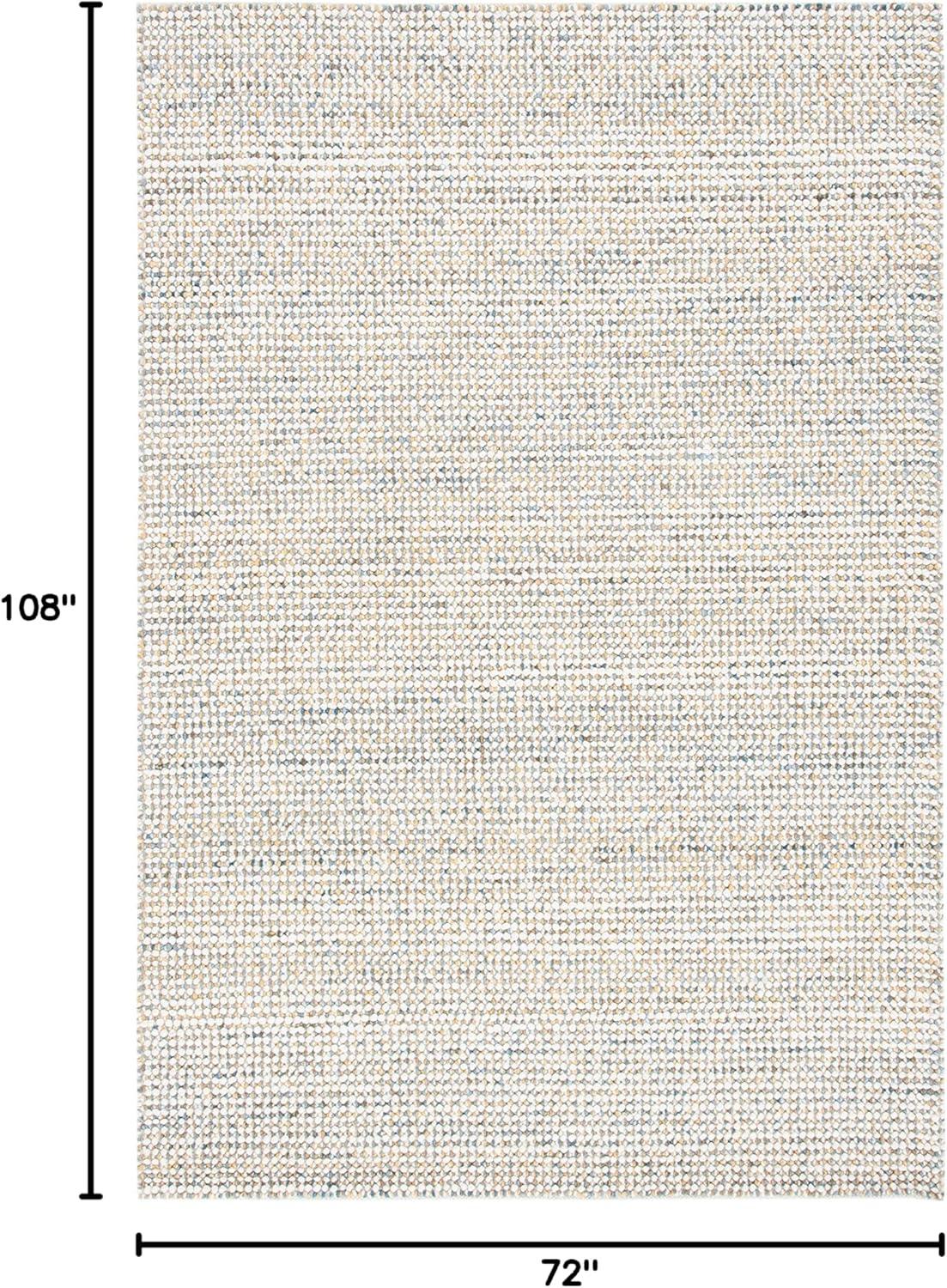Vermont VRM401 Hand Woven Area Rug - Dark Gold/Blue - 6'x9' - Safavieh.