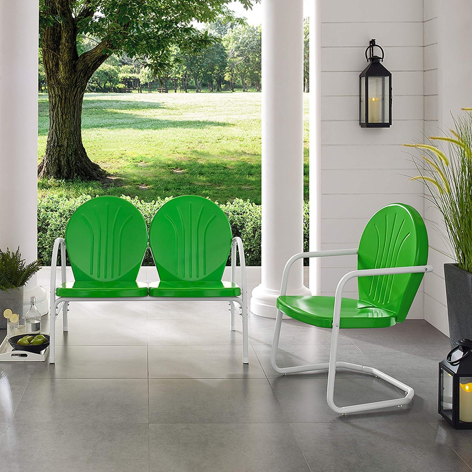 Griffith 2pc Outdoor Seating Set - Kelly Green - Crosley