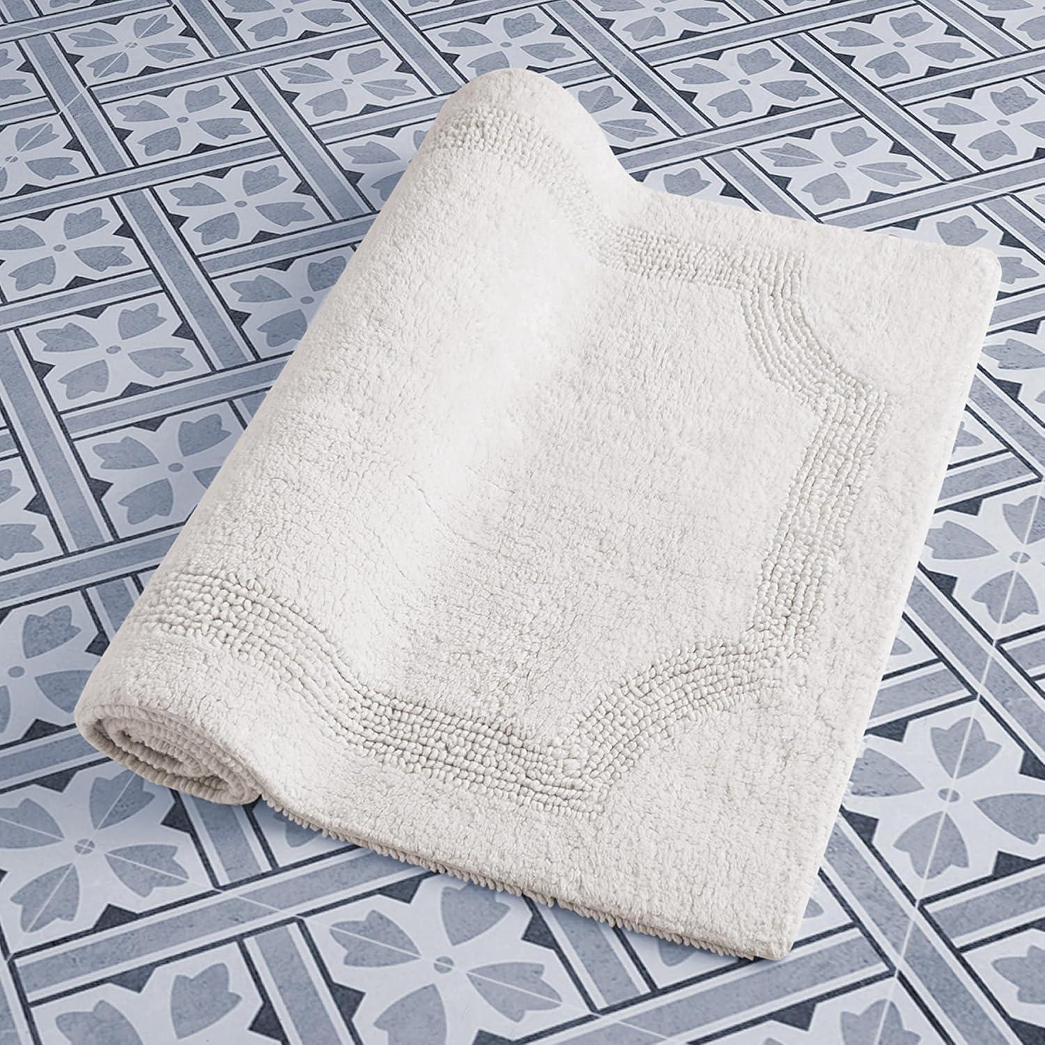 Laura Ashley Reversible Cotton Bath Rug