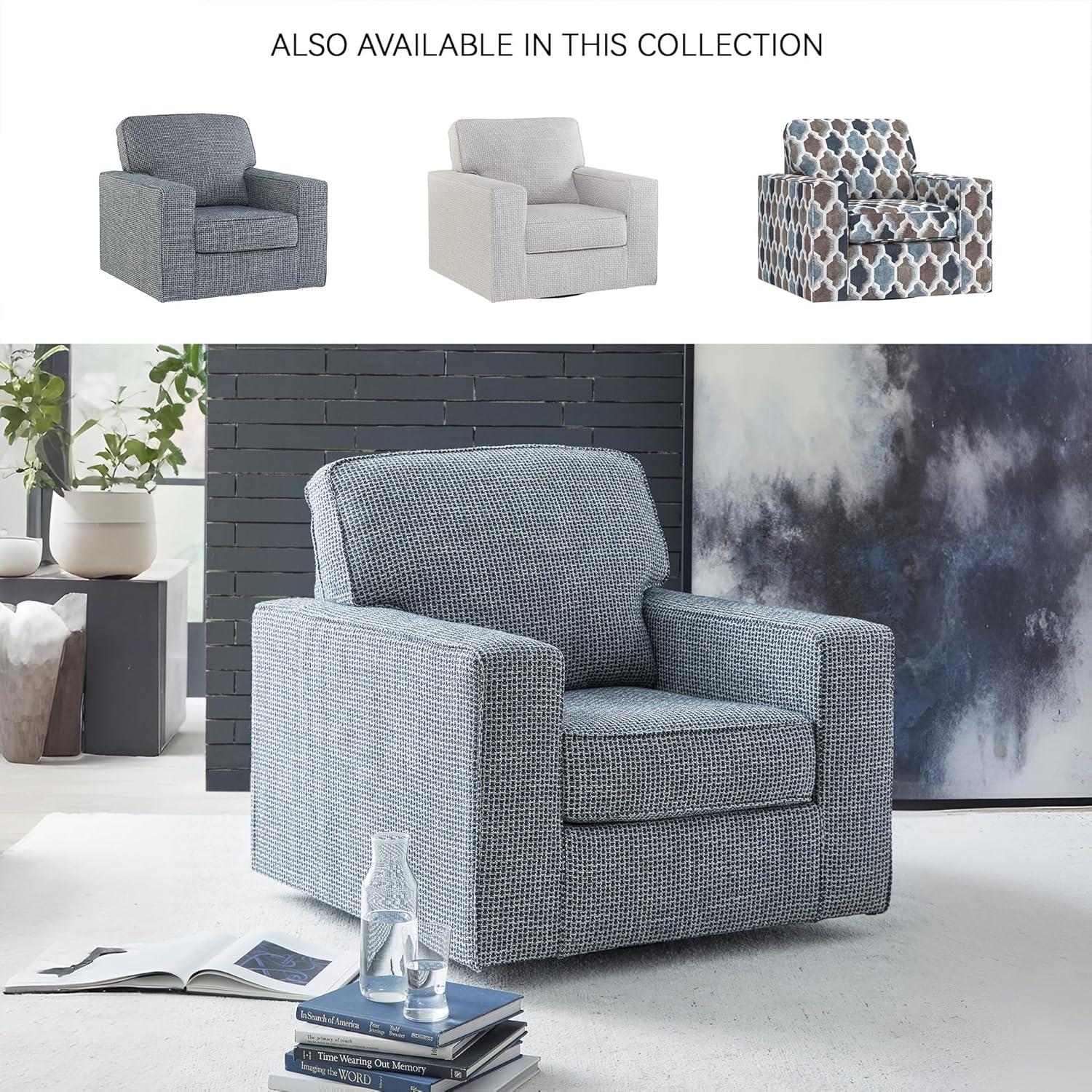 Ebern Designs Deivydas Upholstered Swivel Armchair