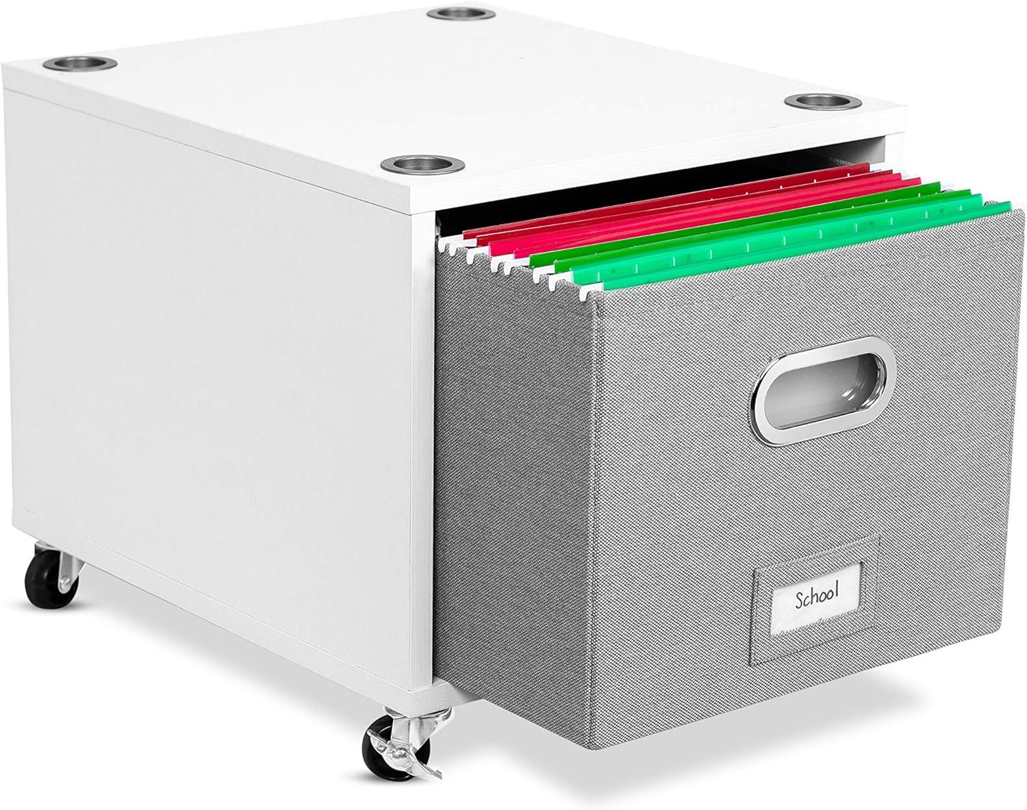 BirdRock Home 14.25'' Wide Mobile File Cabinet