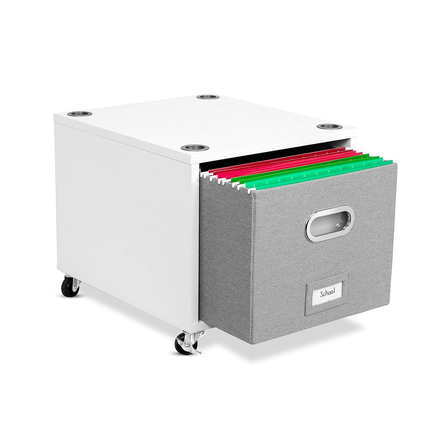 BirdRock Home 14.25'' Wide Mobile File Cabinet