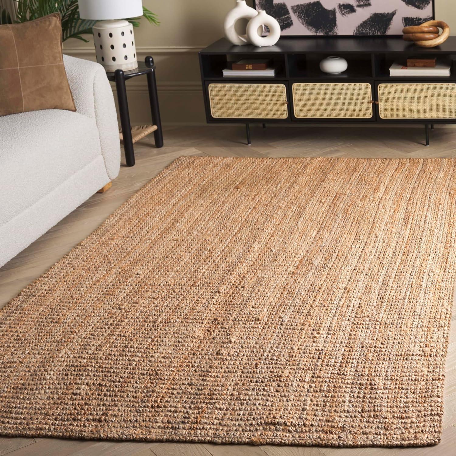 Natural Fiber NF730 Hand Woven Indoor Area Rug - Natural - 4'x6' - Safavieh.