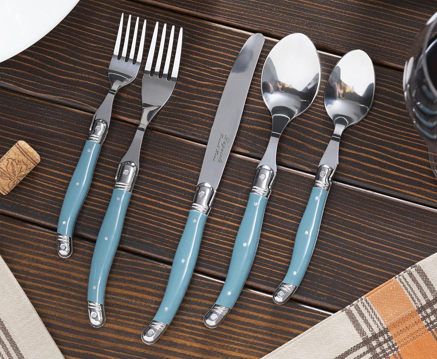 French Home French Home Laguiole 20 Piece Stainless Steel Flatware Set, Service for 4