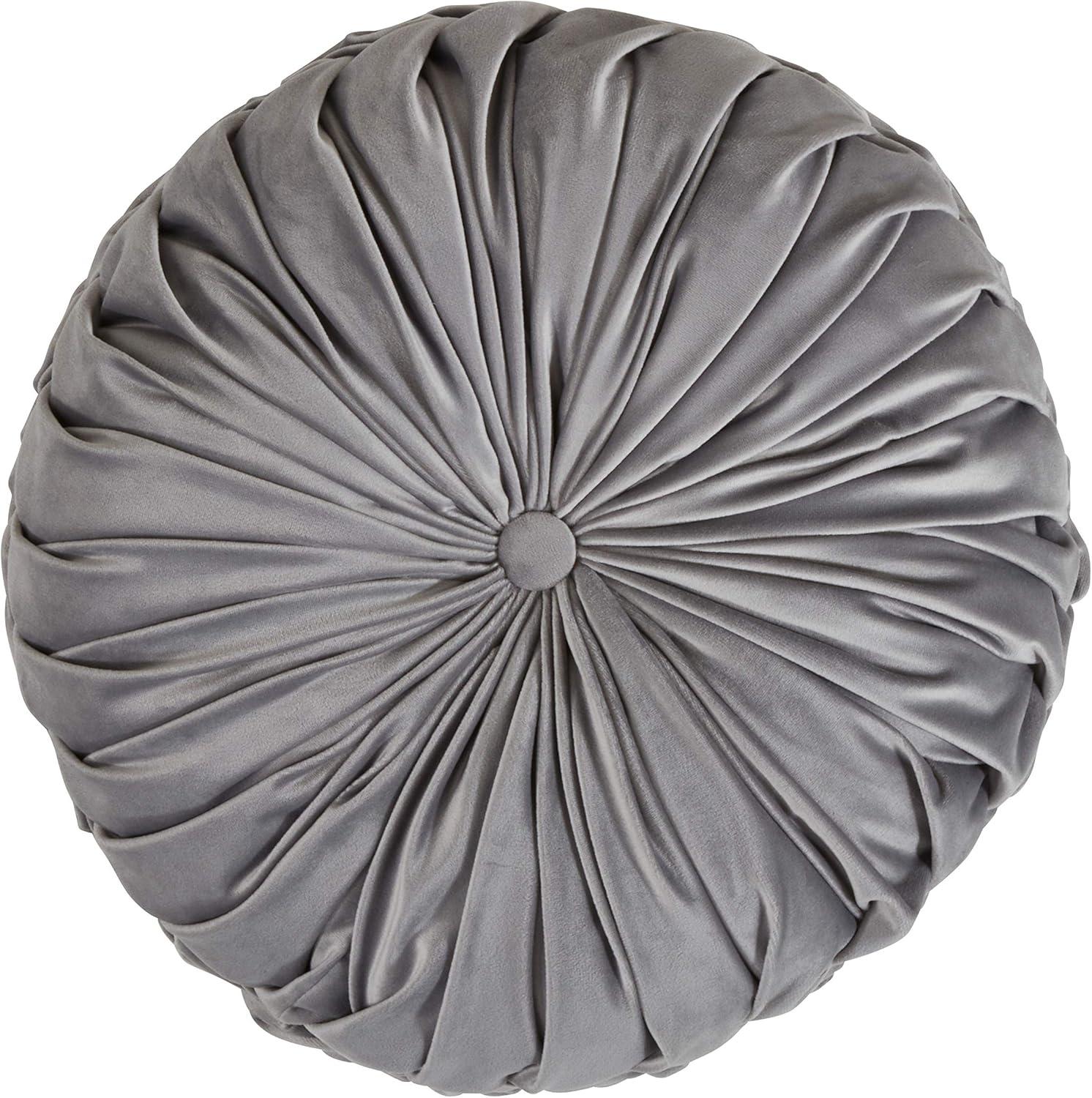 Madison Buttons Reversible Throw Pillow