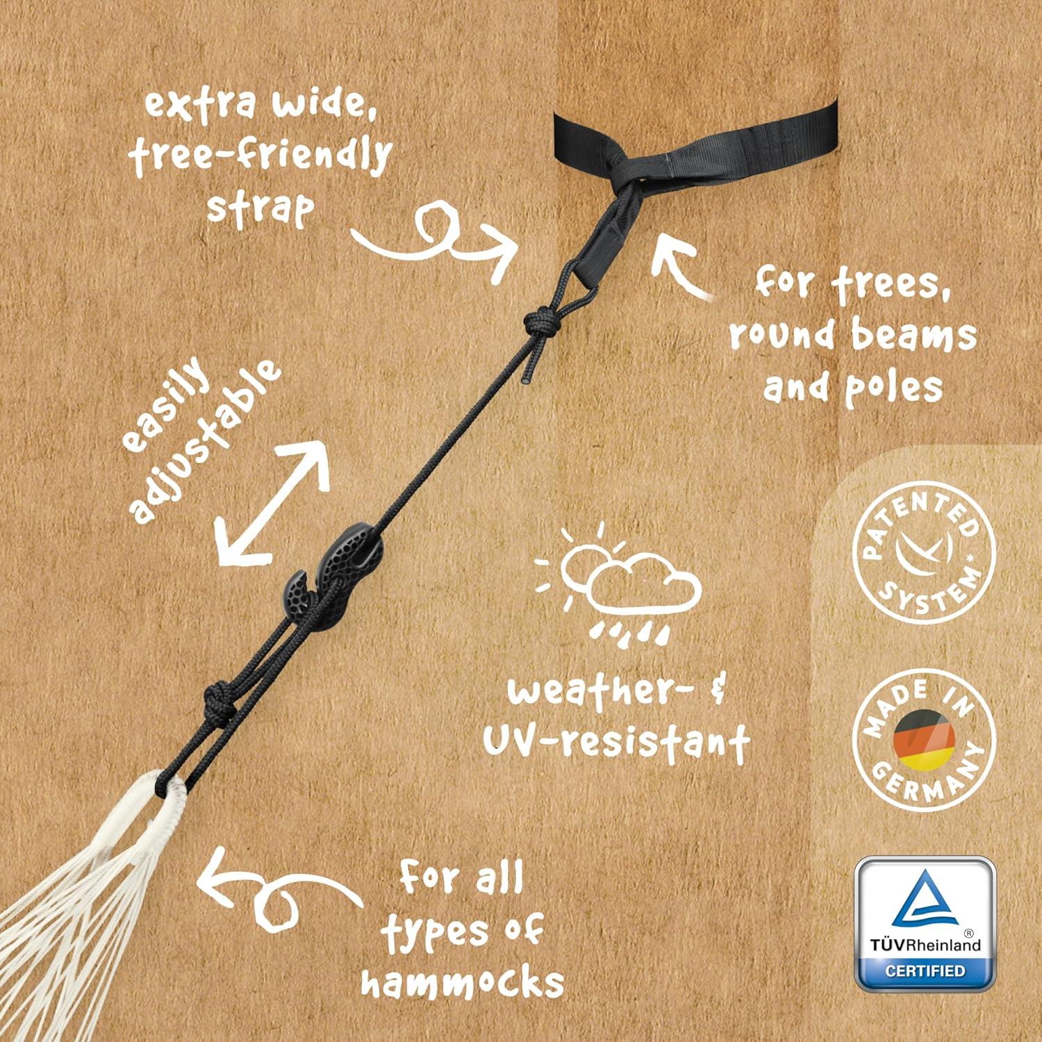 LA SIESTA TreeMount Multipurpose Suspension Tree Strap for Hammocks