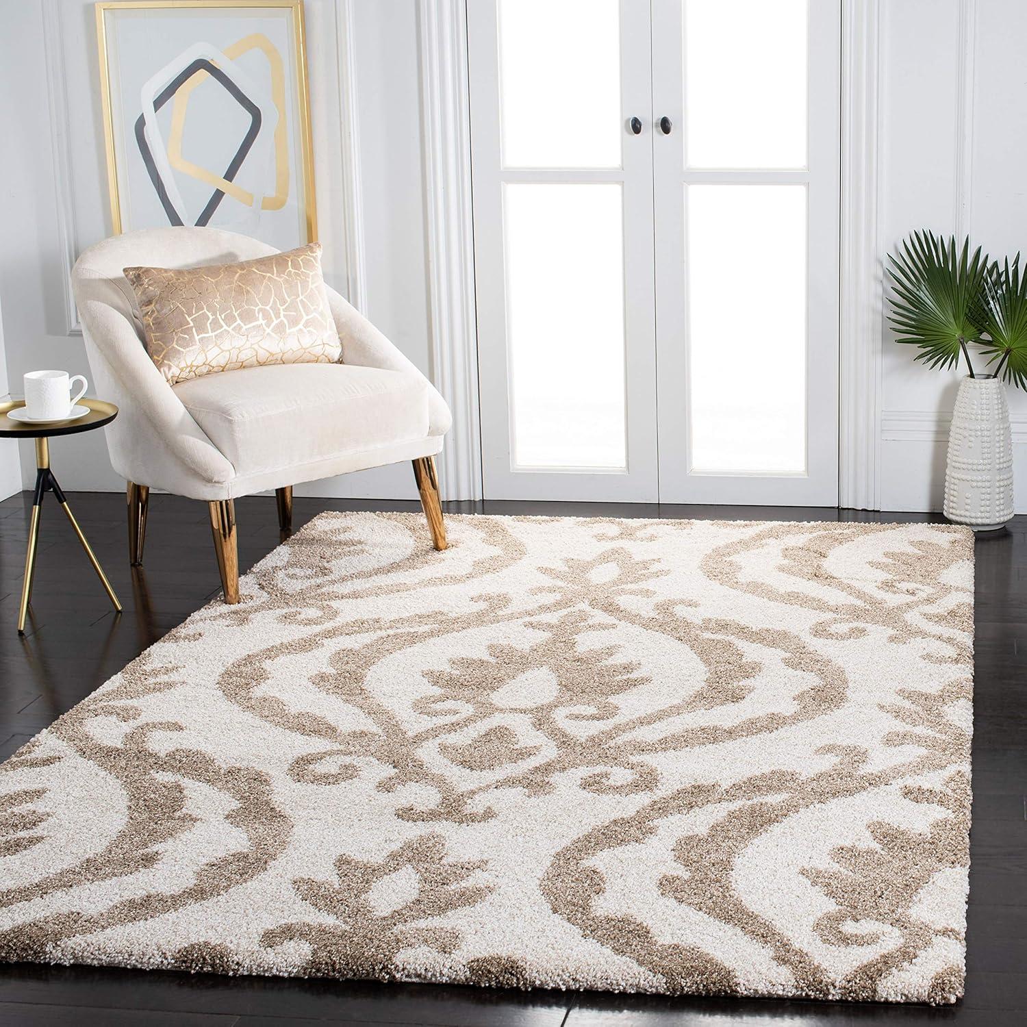 Florida Shag SG469 Power Loomed Rugs - Safavieh