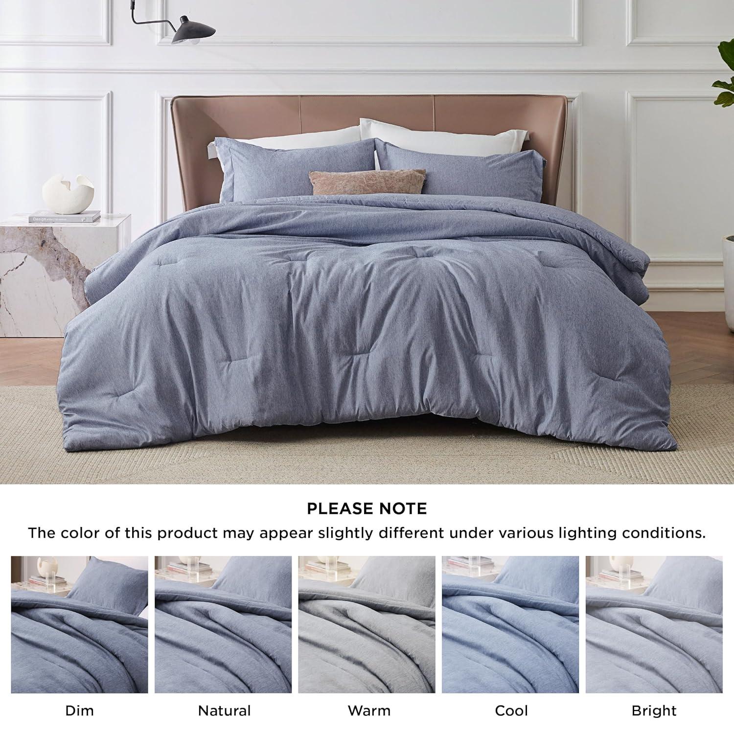 Bedsure Bedsure Cationic Dyed Comforter Set Dorm Bedding
