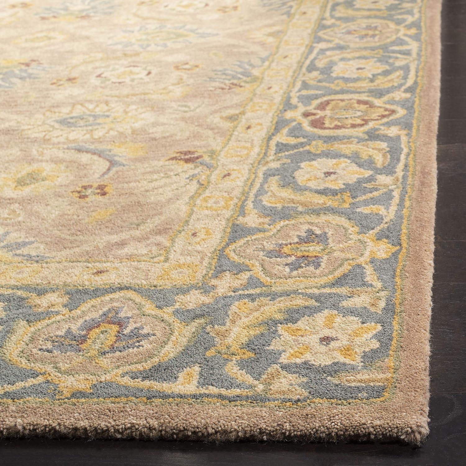 Anatolia AN549 Hand Tufted Indoor Area Rug - Brown/Blue - 9'x12' - Safavieh