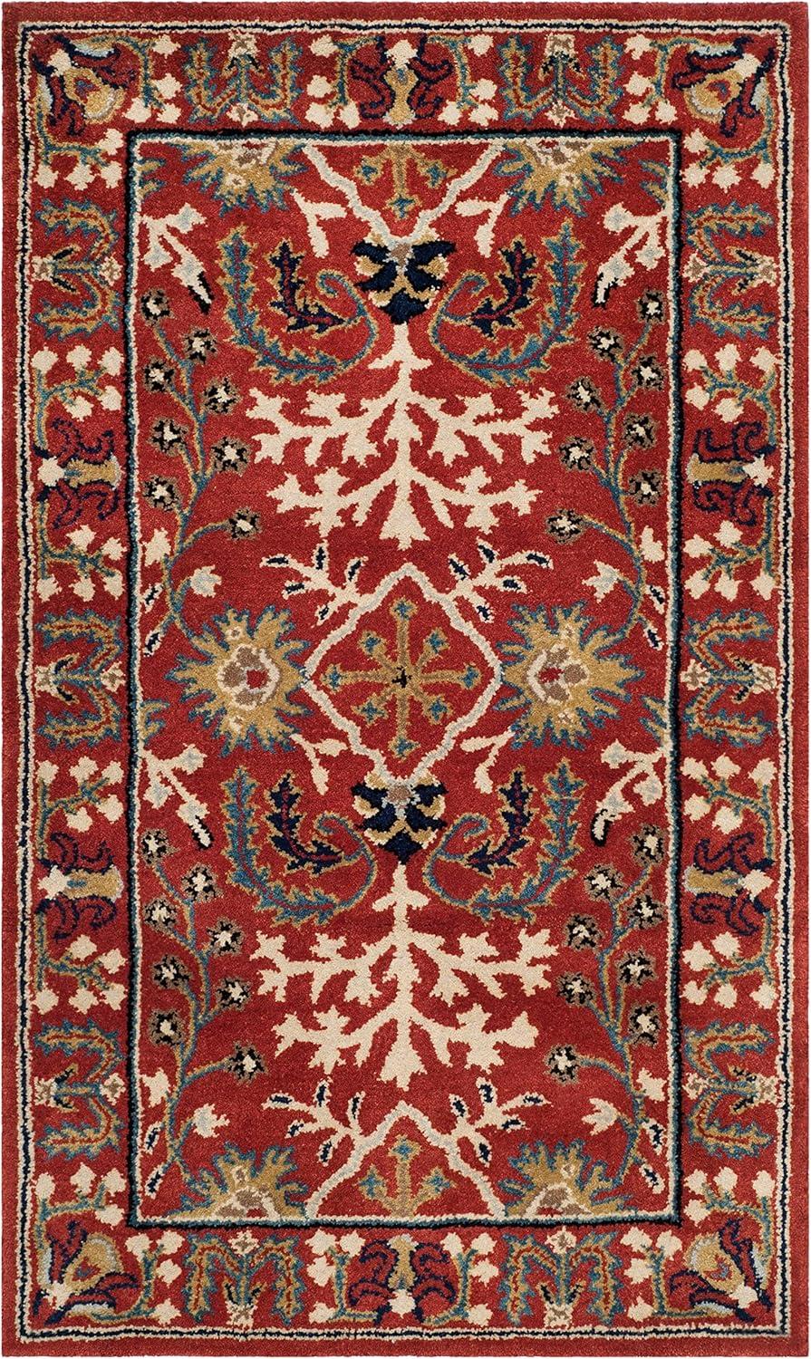 SAFAVIEH Antiquity Caelestinus Oriental Wool Area Rug, Red/Multi, 9' x 12'