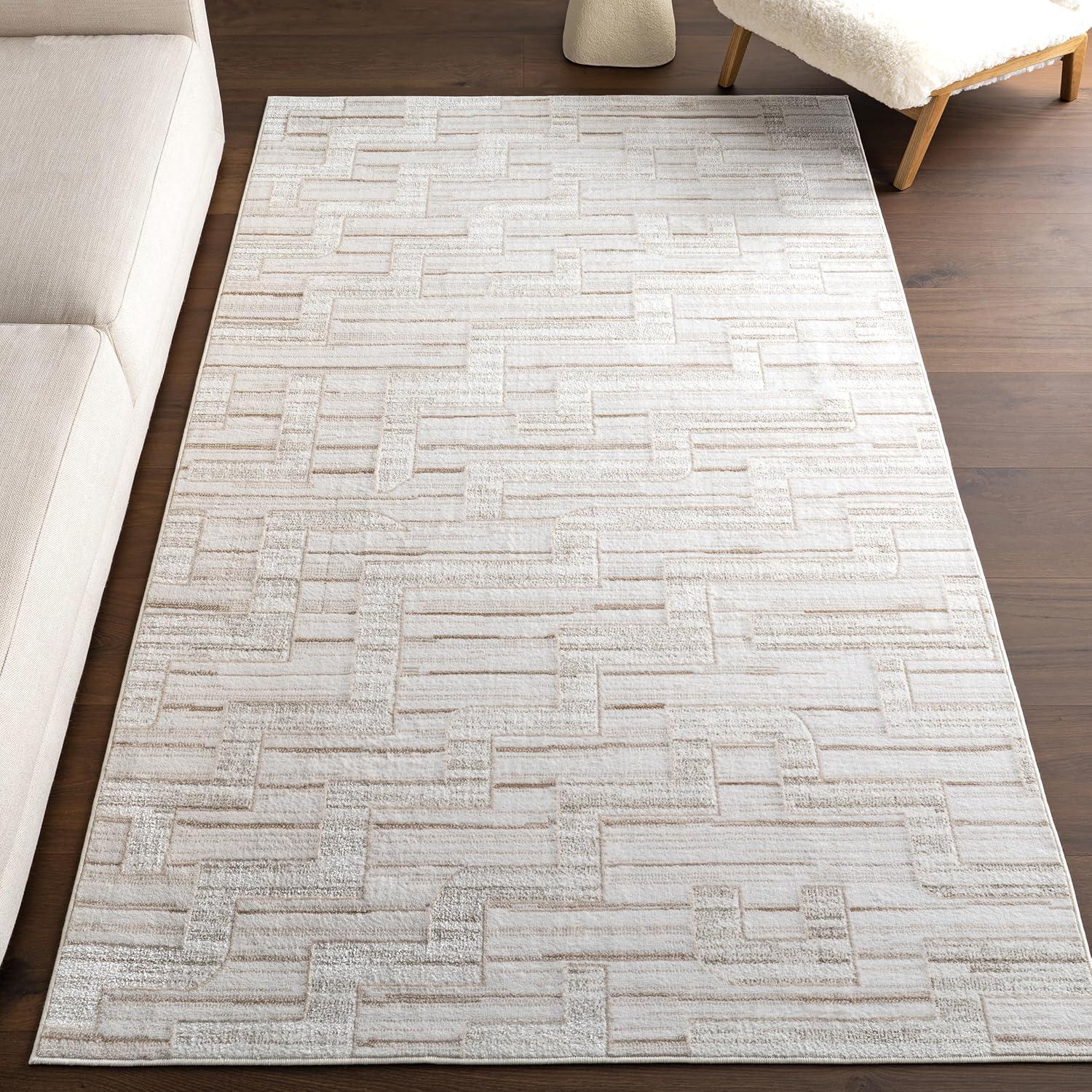 Nuloom Cailin Modern Geometric Machine Washable Indoor Area Rug