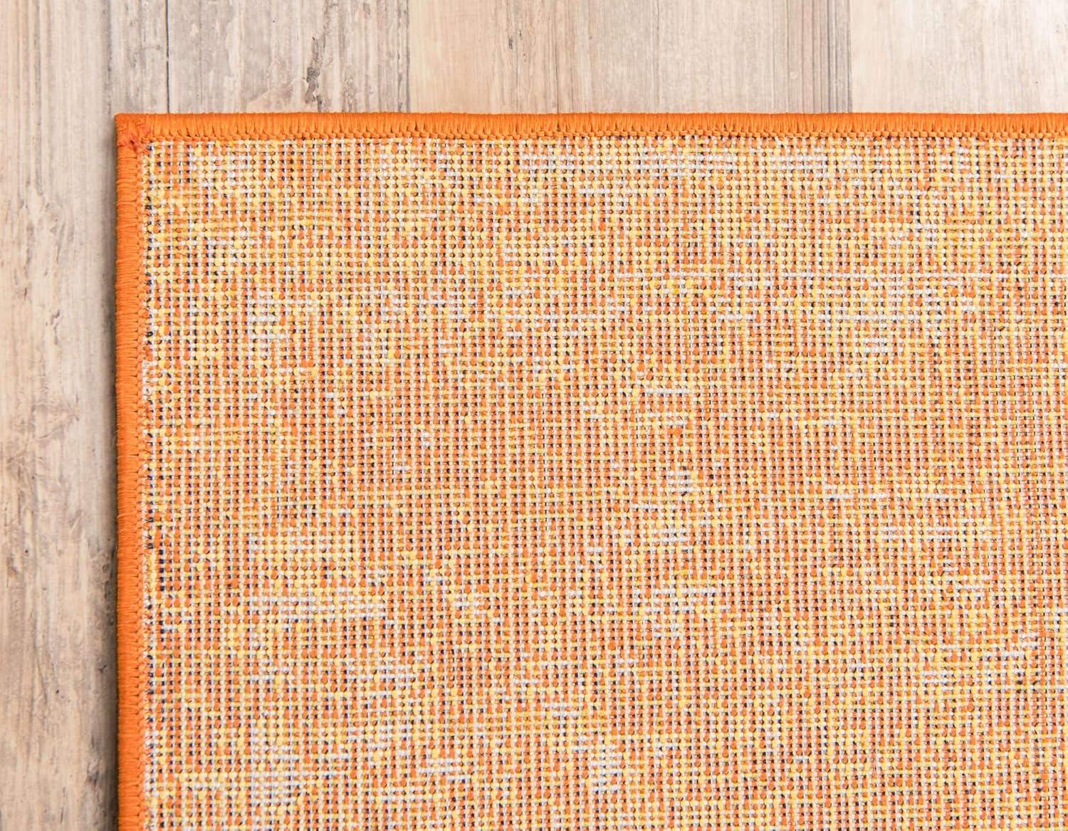 Unique Loom 2' 0 x 13' 0 Sofia Casino Orange Area Rug