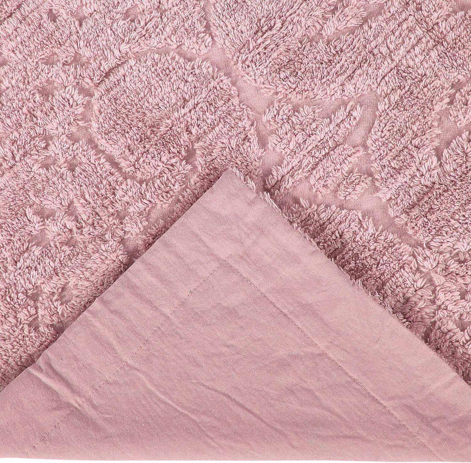 Better Trends Ashton Collection 100% Cotton Tufted Pillow Sham with Medallion Pattern, Machine Washable Pillow Cover for All Season