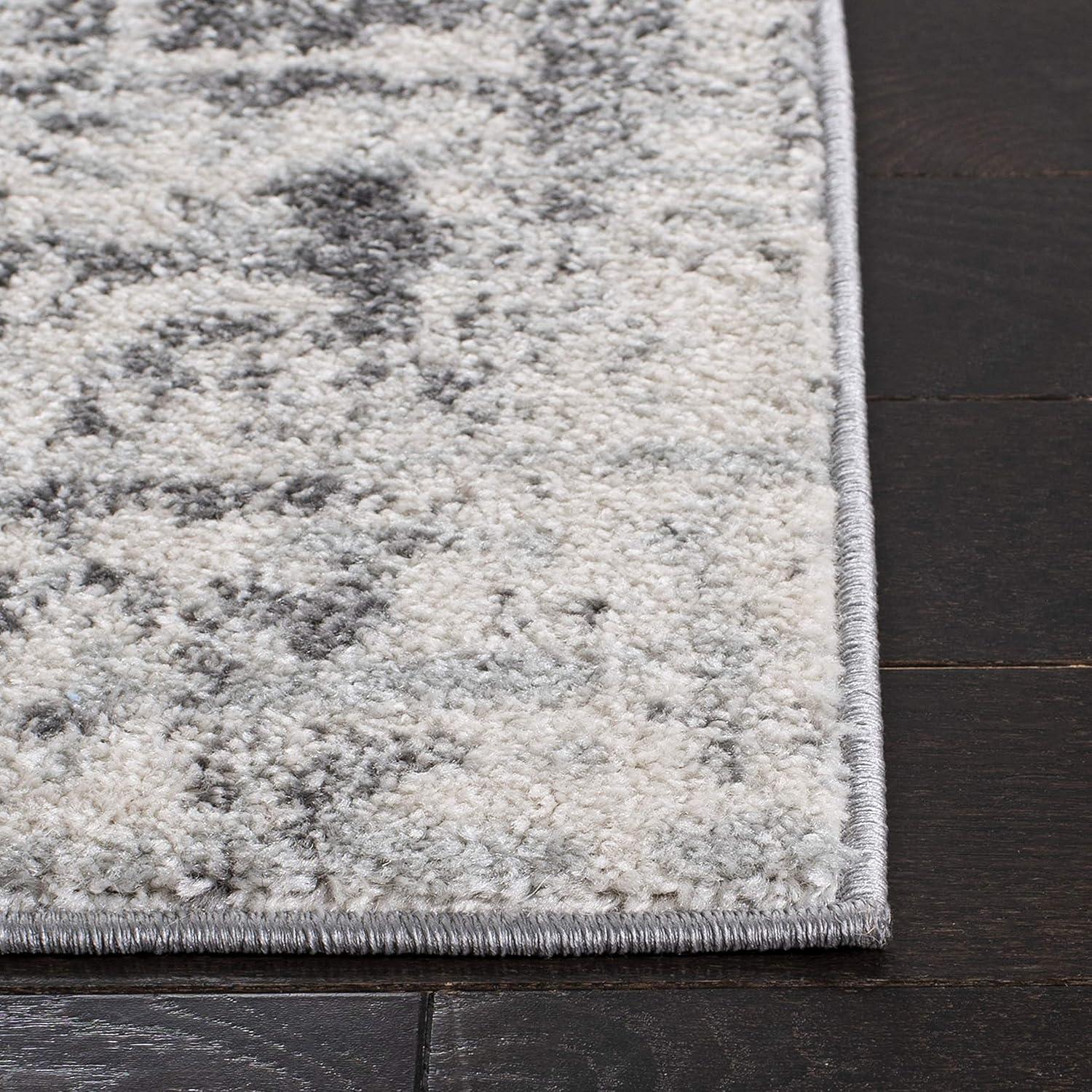 Tulum TUL232 Power Loomed Area Rug - Ivory/Charcoal - 8'x10' - Safavieh.