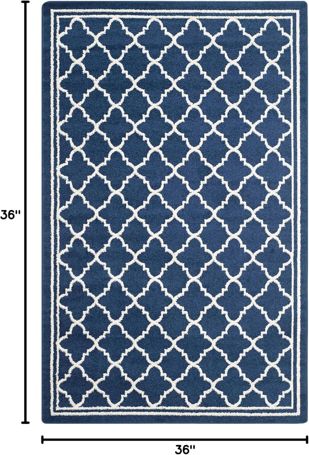 Amherst AMT422 Power Loomed Area Rug  - Safavieh