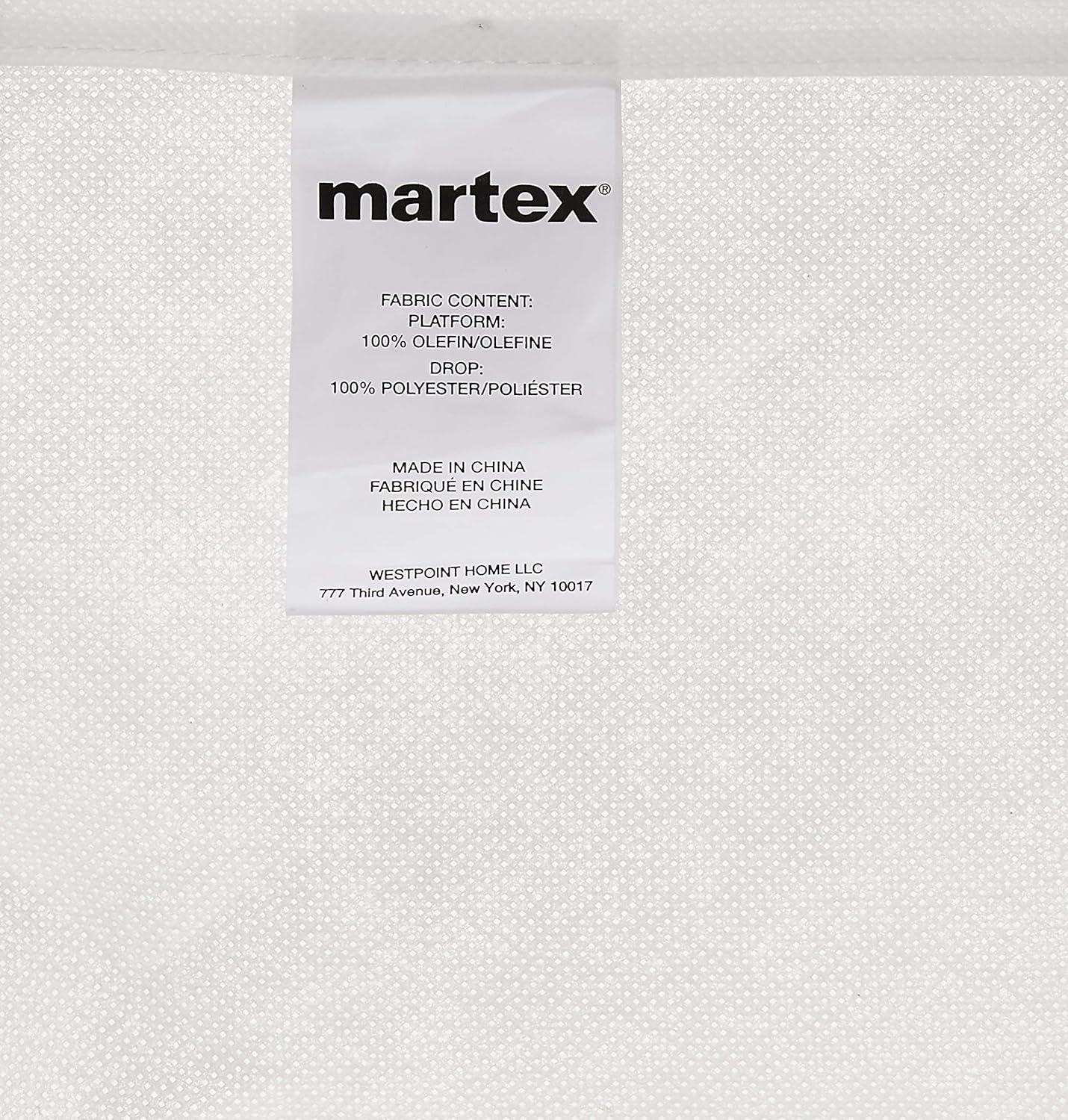 Martex 100% Microfiber Dust Ruffle Bed Skirt - Hotel Quality, 16" Drop (Queen), Grey