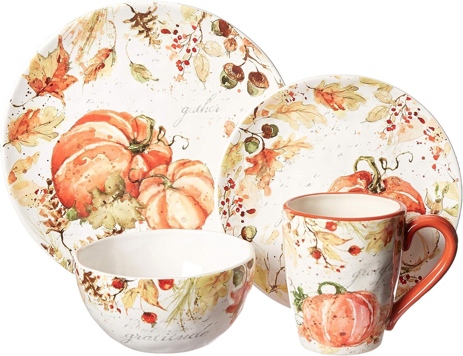 Harvest Splash 16pc Dinnerware Set