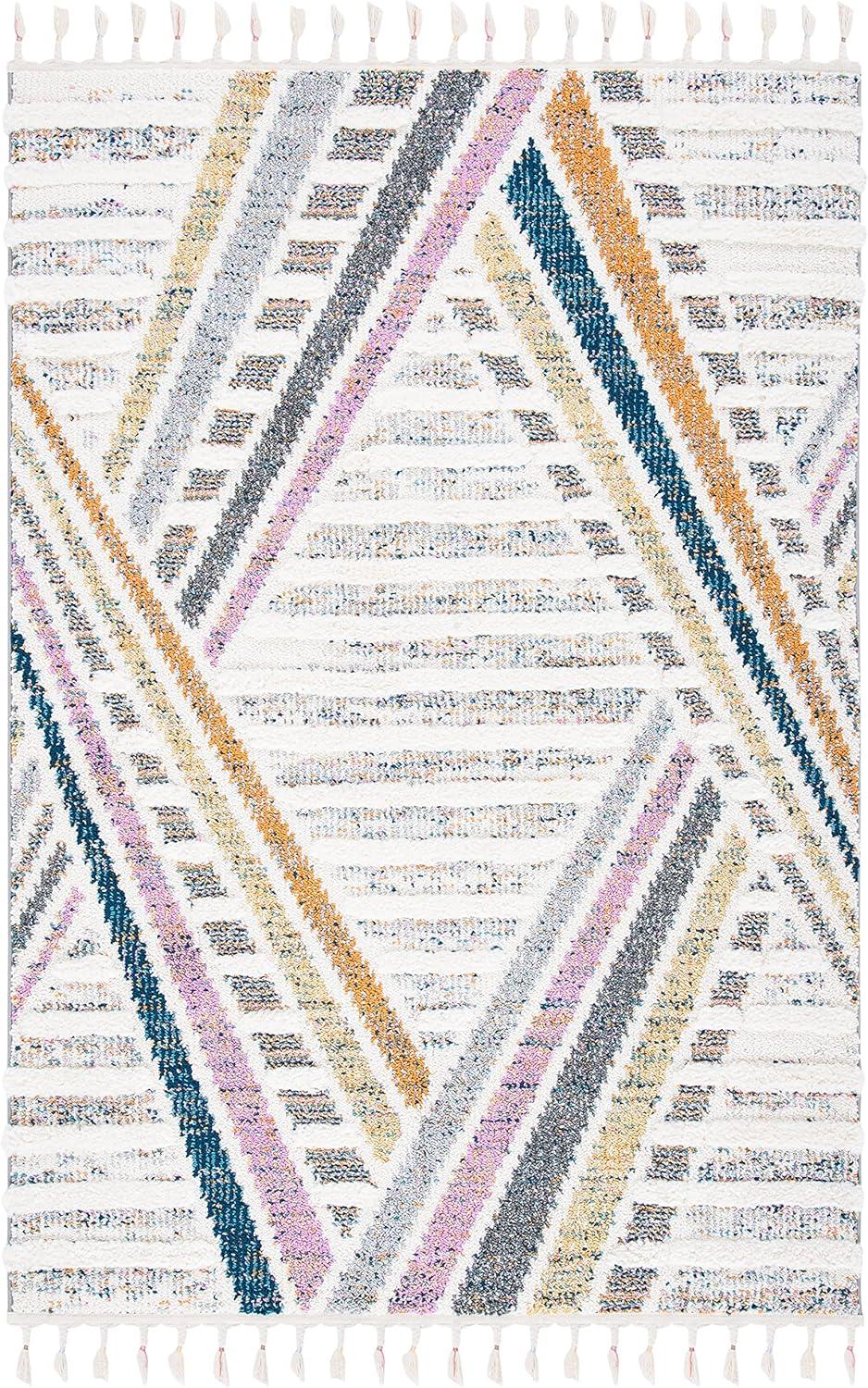Dakota Fields Moroccan Fringe Shag Performance Moroccan Rug