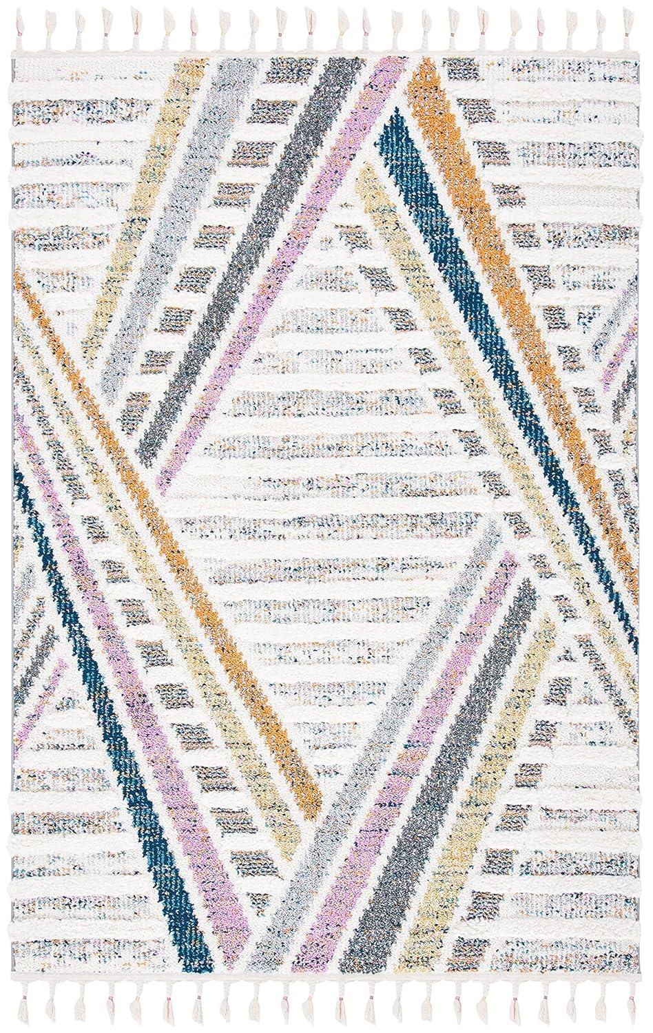 Dakota Fields Moroccan Fringe Shag Performance Moroccan Rug