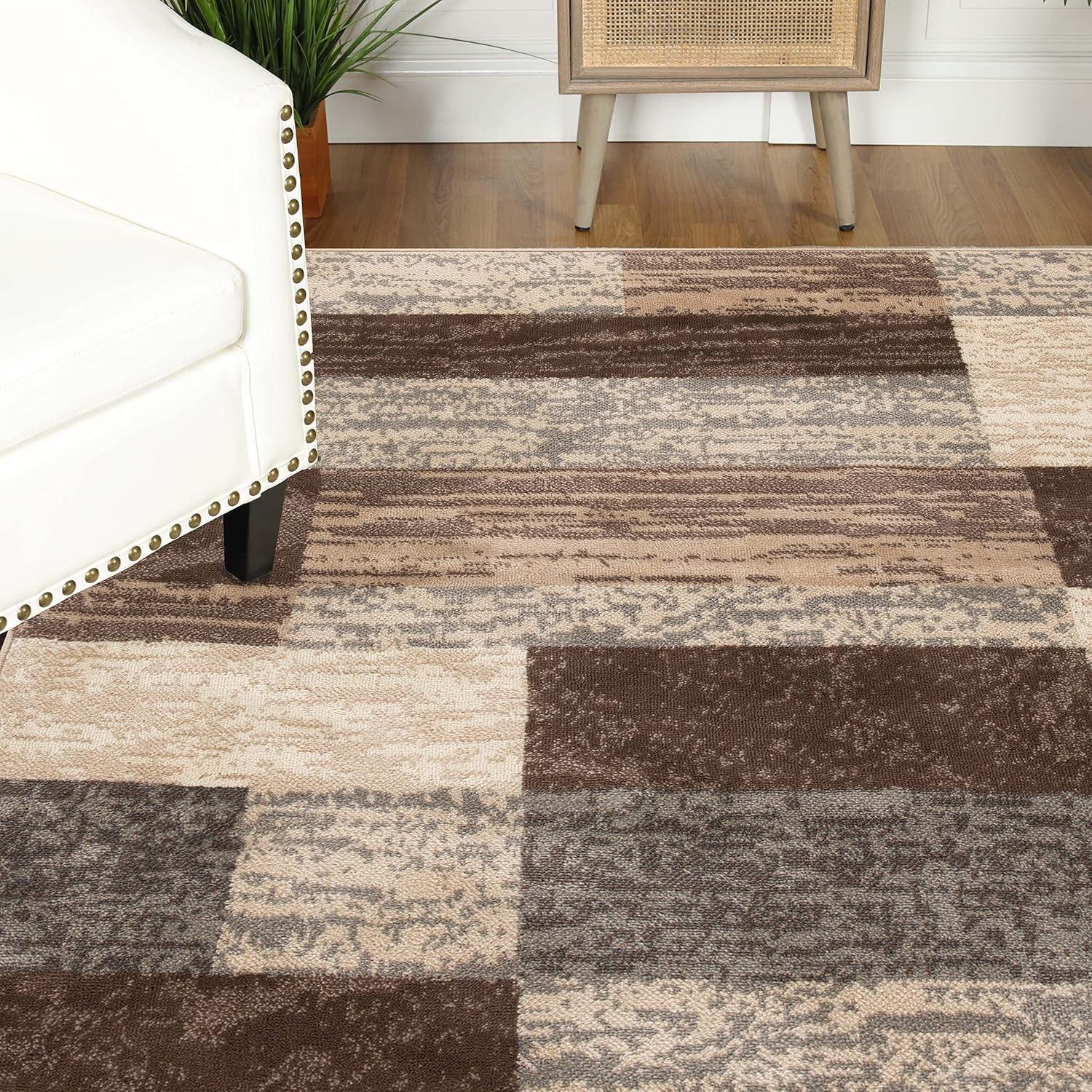 Superior Rockwood Geometric Indoor Area Rug, 8' x 8' Square, Slate
