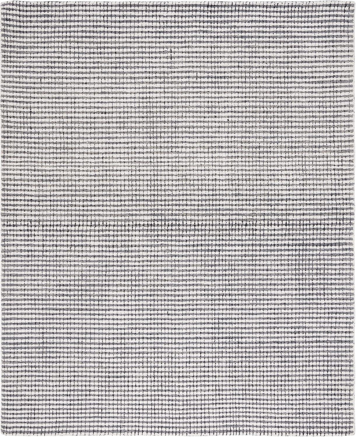 Abstract ABT853 Handmade Indoor Area Rug - Grey/Ivory - 8'x10' - Safavieh