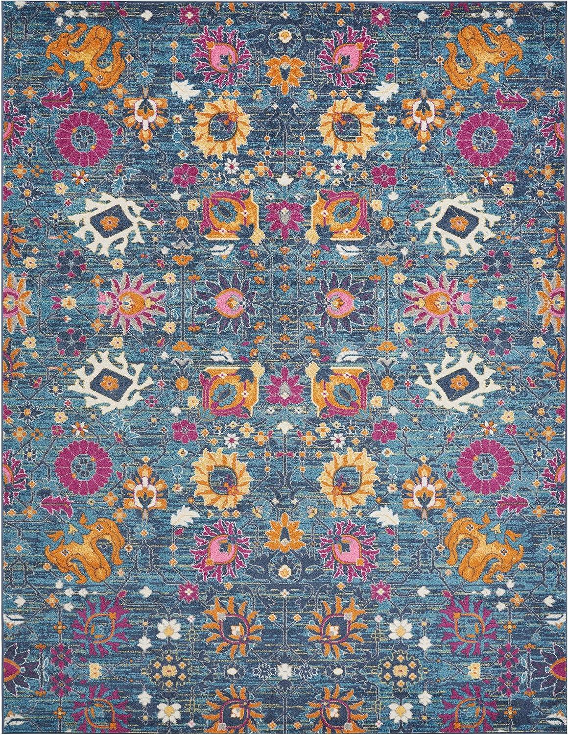 Nourison Passion Bohemian Indoor Rug Fuchsia 8' x 10'