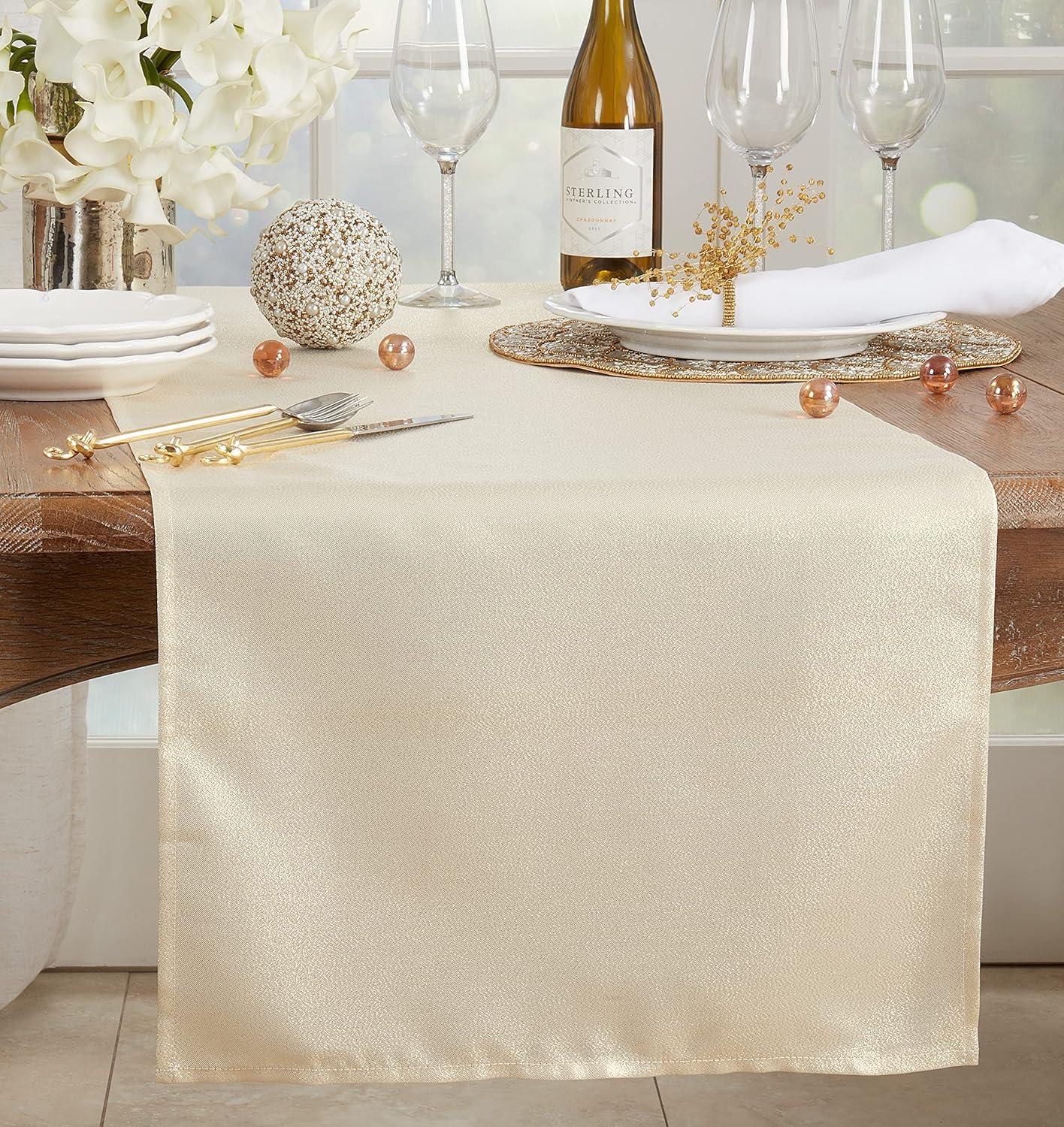 Runner_Table Runner With Shimmering Design