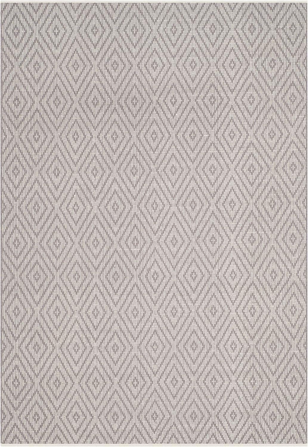 Montauk MTK811 Hand Woven Indoor Area Rug - Grey/Ivory - 5'x8' - Safavieh.