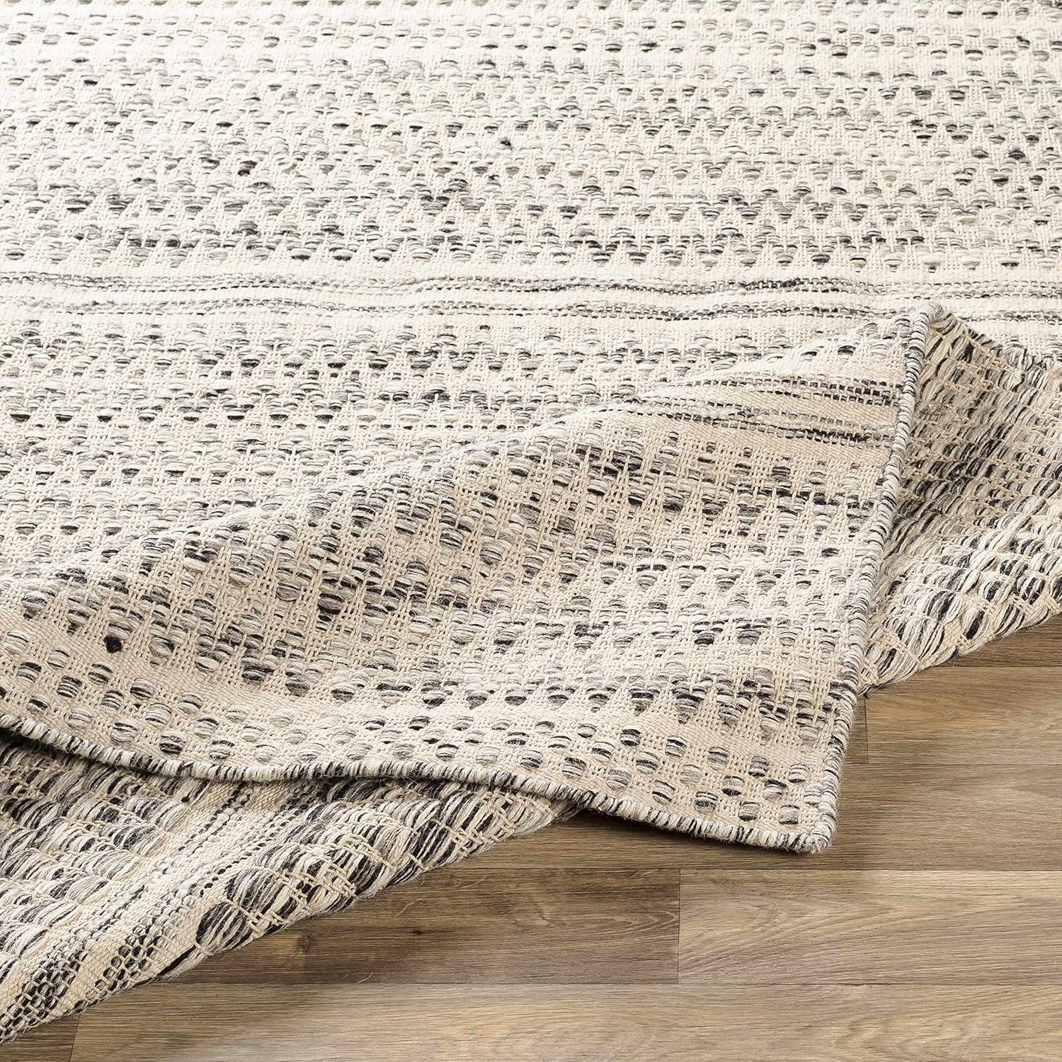 Hauteloom Rectangle Area Rug   White