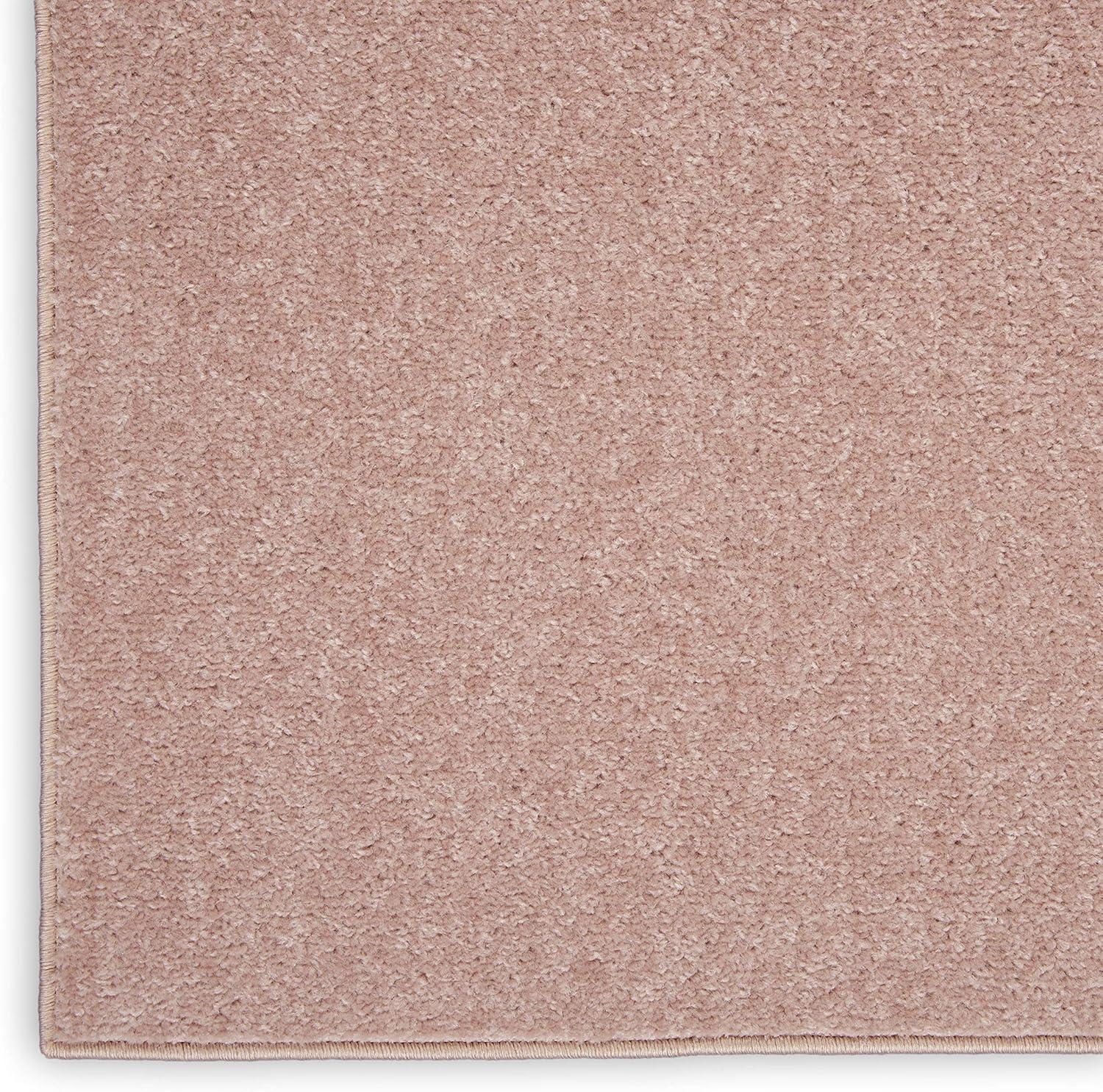 Nourison Essentials Easy Care Indoor Outdoor Area Rug - Pink 5' x 7'