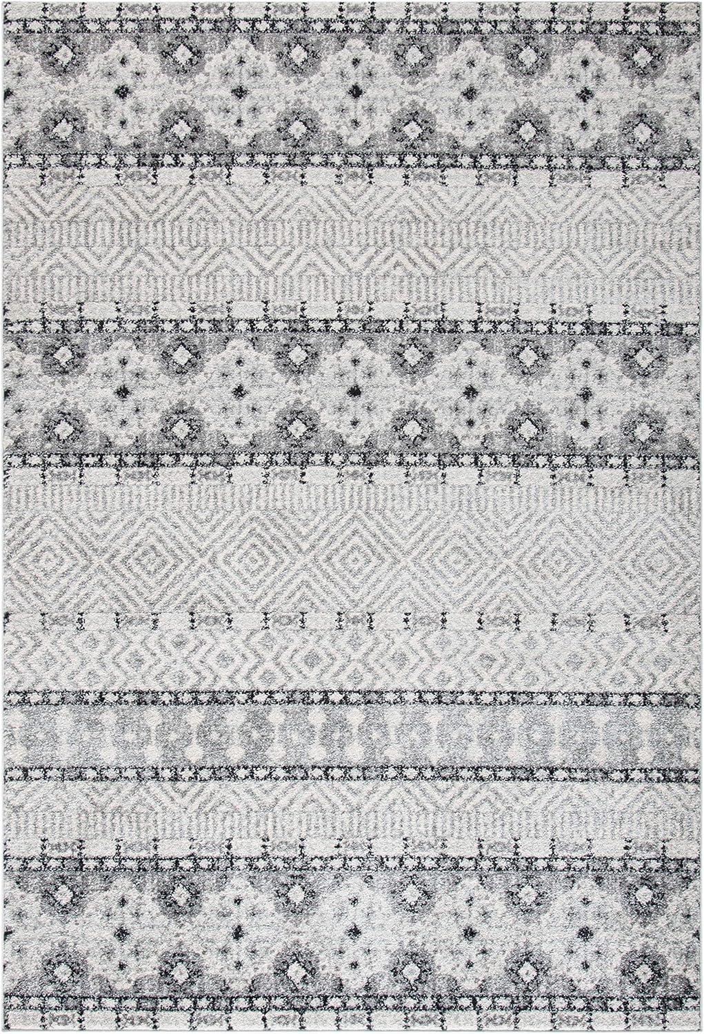 Madison MAD797 Power Loomed Accent Rug - Charcoal/Grey - 2'3"x4' - Safavieh.