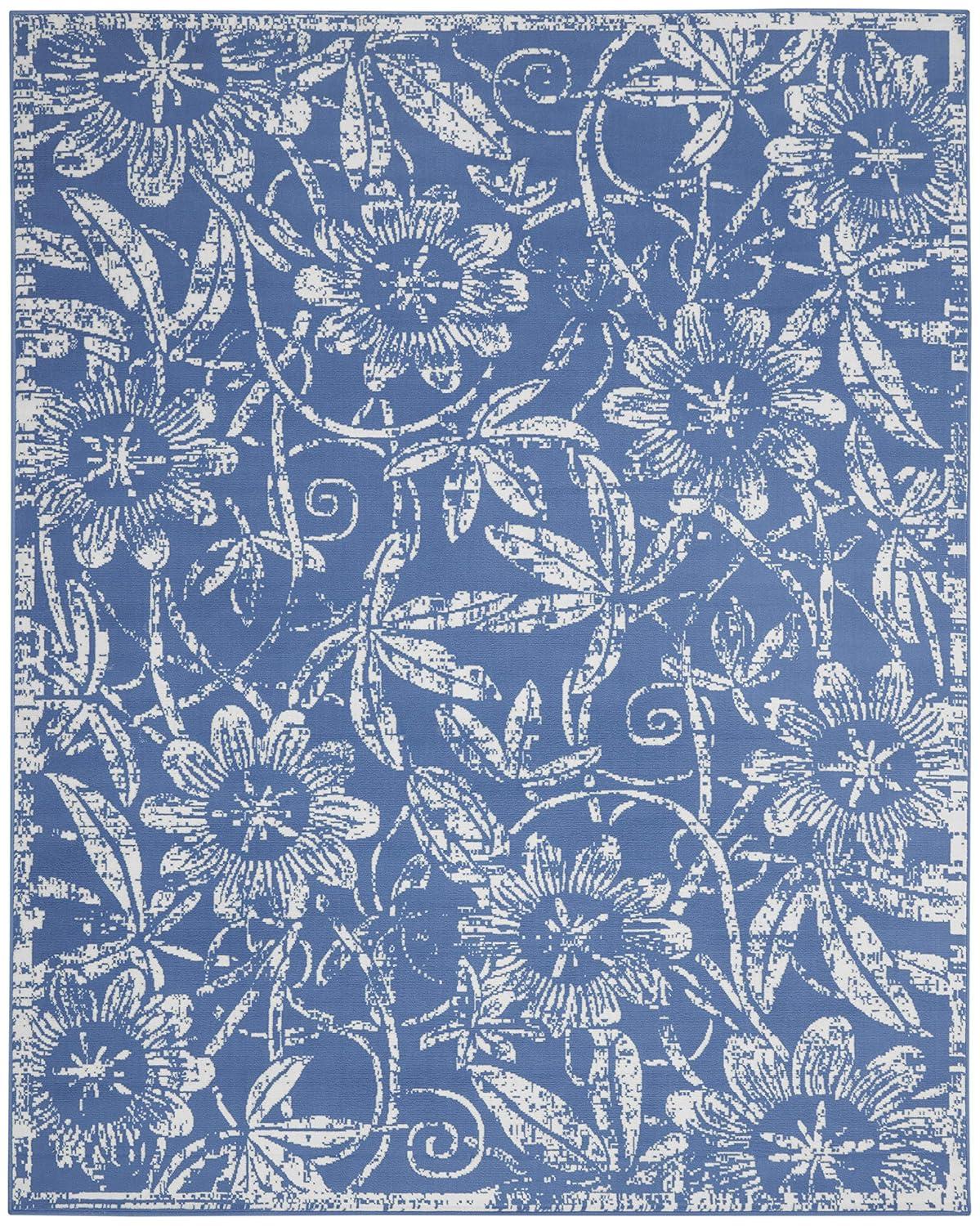 Nourison Whimsicle WHS05 Indoor only Area Rug - Navy 7' x 10'