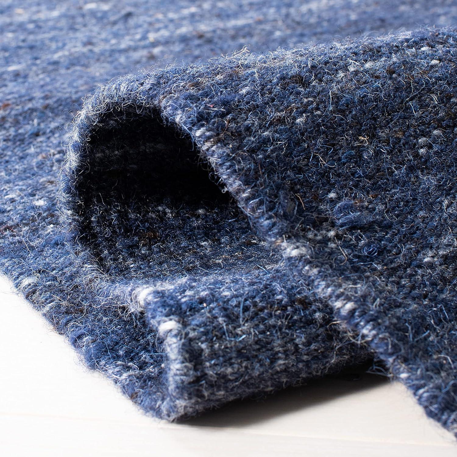 Kilim KLM551 Hand Loomed Area Rug - Navy/Blue - 5'x8' - Safavieh.