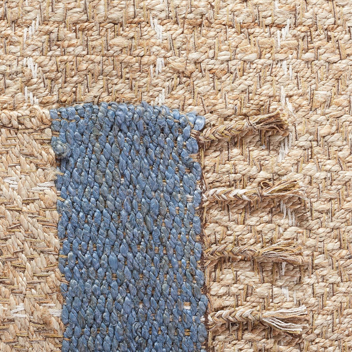 Sand & Stable™ Kevin Hand-Woven Cotton/Jute Gray/Beige Area Rug