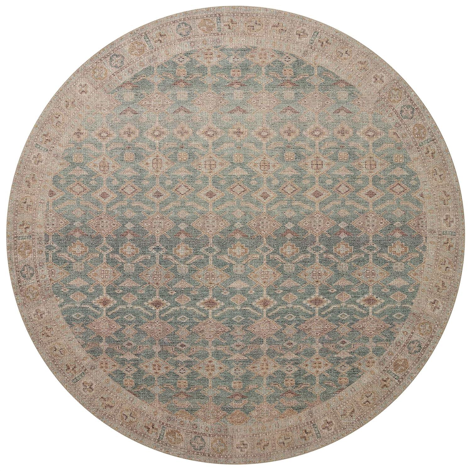 Angela Rose x Loloi Angela Rose x Loloi Aubrey Aqua / Sand Area Rug