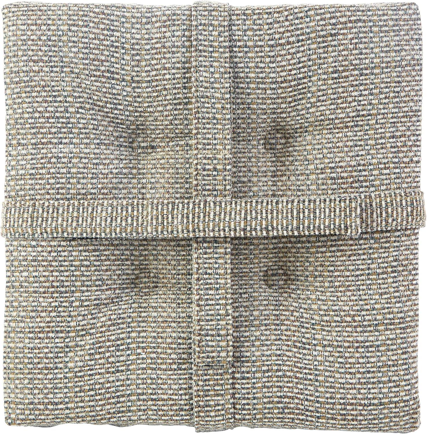 Klear Vu Gripper Square 15" x 15" Bar Stool Cushion with Velcro Straps - Set of 4