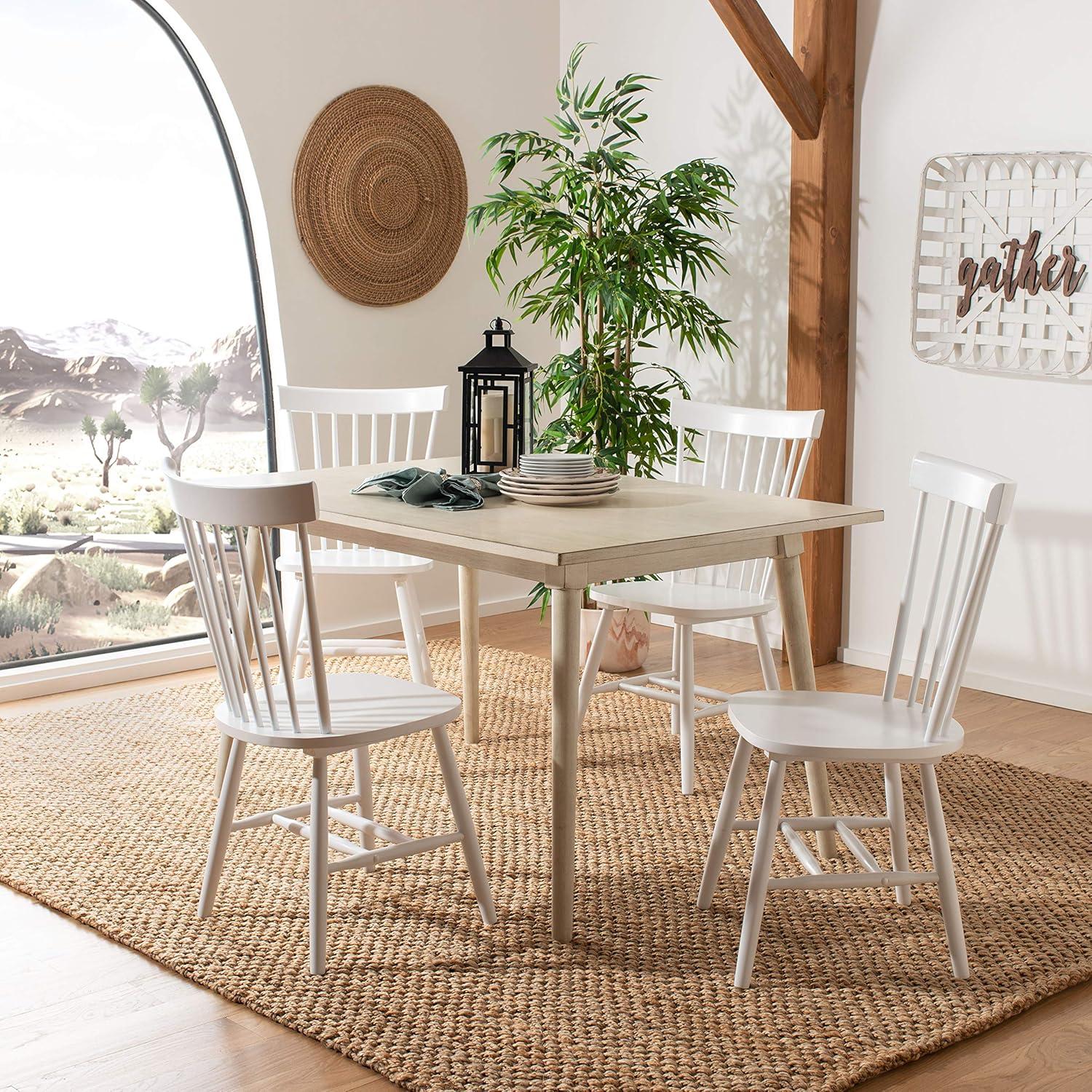 Parker 17"H Spindle Dining Chair (Set of 2)  - Safavieh