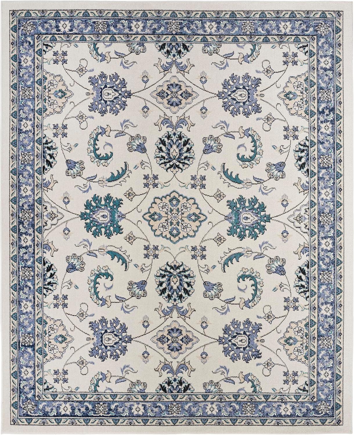 Nourison Nourison Essentials 10' x 14' Ivory Blue Vintage Rug