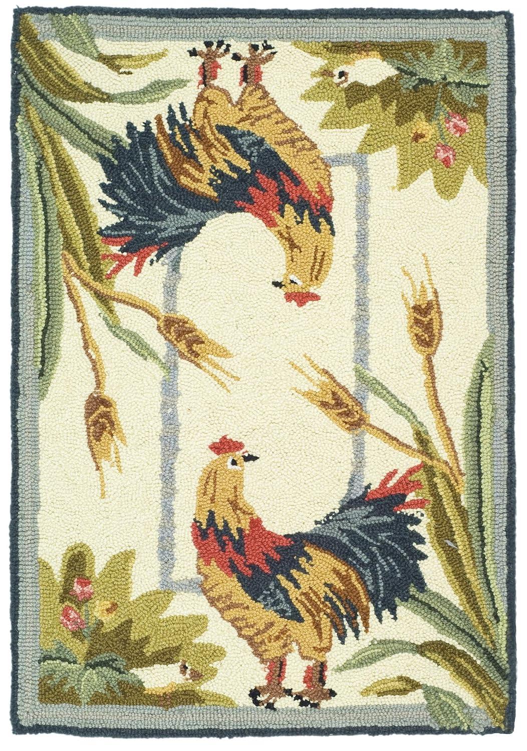 Chelsea HK56 Hand Hooked Accent Rug - Ivory - 1'8"x2'6" - Safavieh.