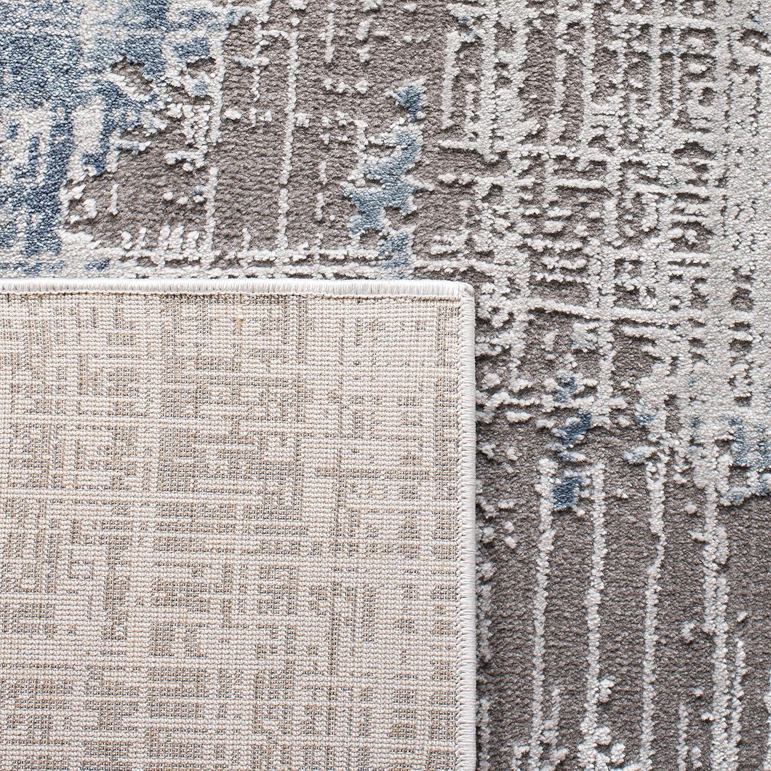Craft CFT874 Loomed Indoor Area Rug - Grey/Blue - 6'7"x9' - Safavieh