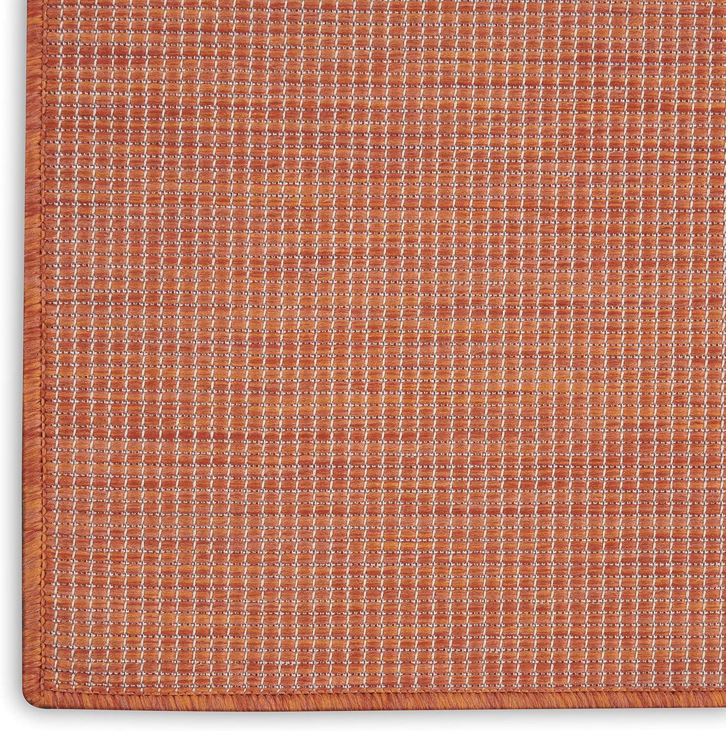 Nourison Positano POS01 Indoor/outdoor Area Rug - Terracotta 4' x 6'