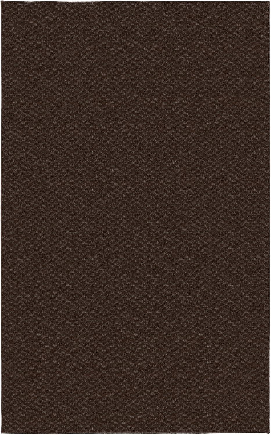 Medallion Chocolate 12' Square Tufted Synthetic Area Rug